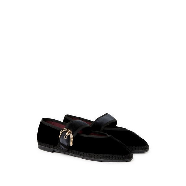 Ballerines Ă boucle Sophie en velours