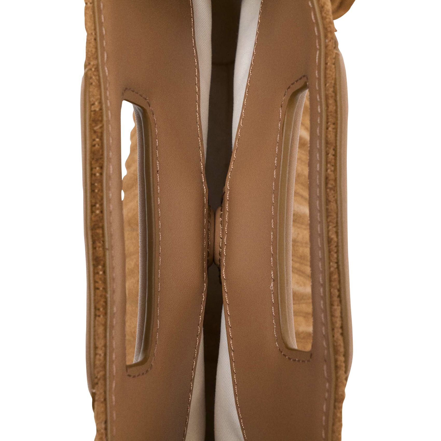 Sac bandoulière en cuir m MAJE Marron