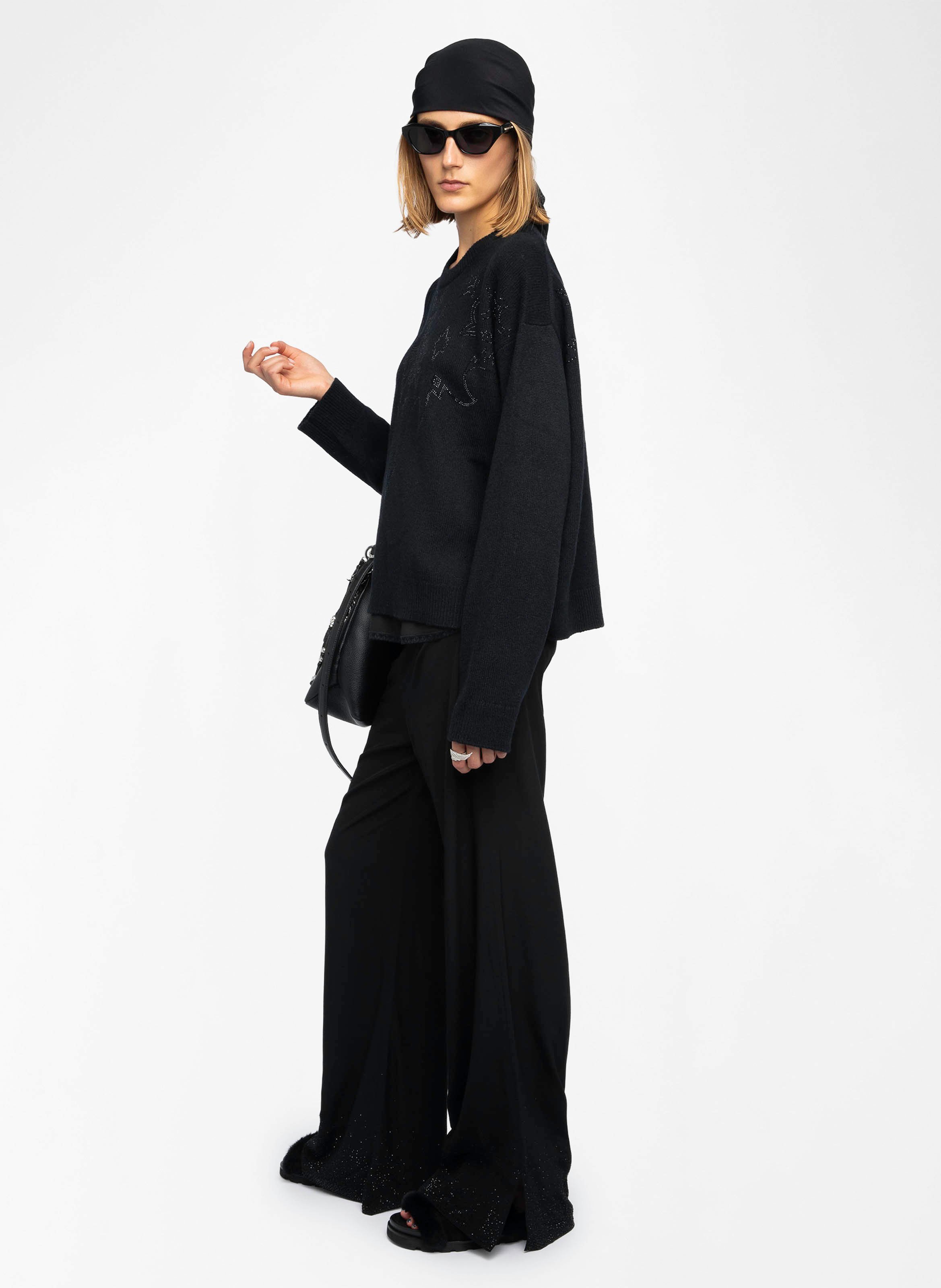 Pull col rond en cachemire markuz ZADIG&VOLTAIRE Noir