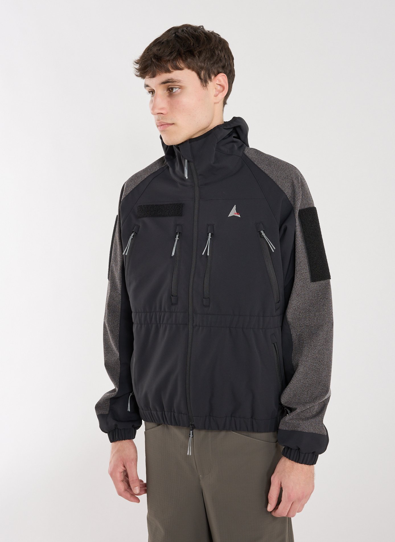 Zip-up jacket with high collar ROA Black