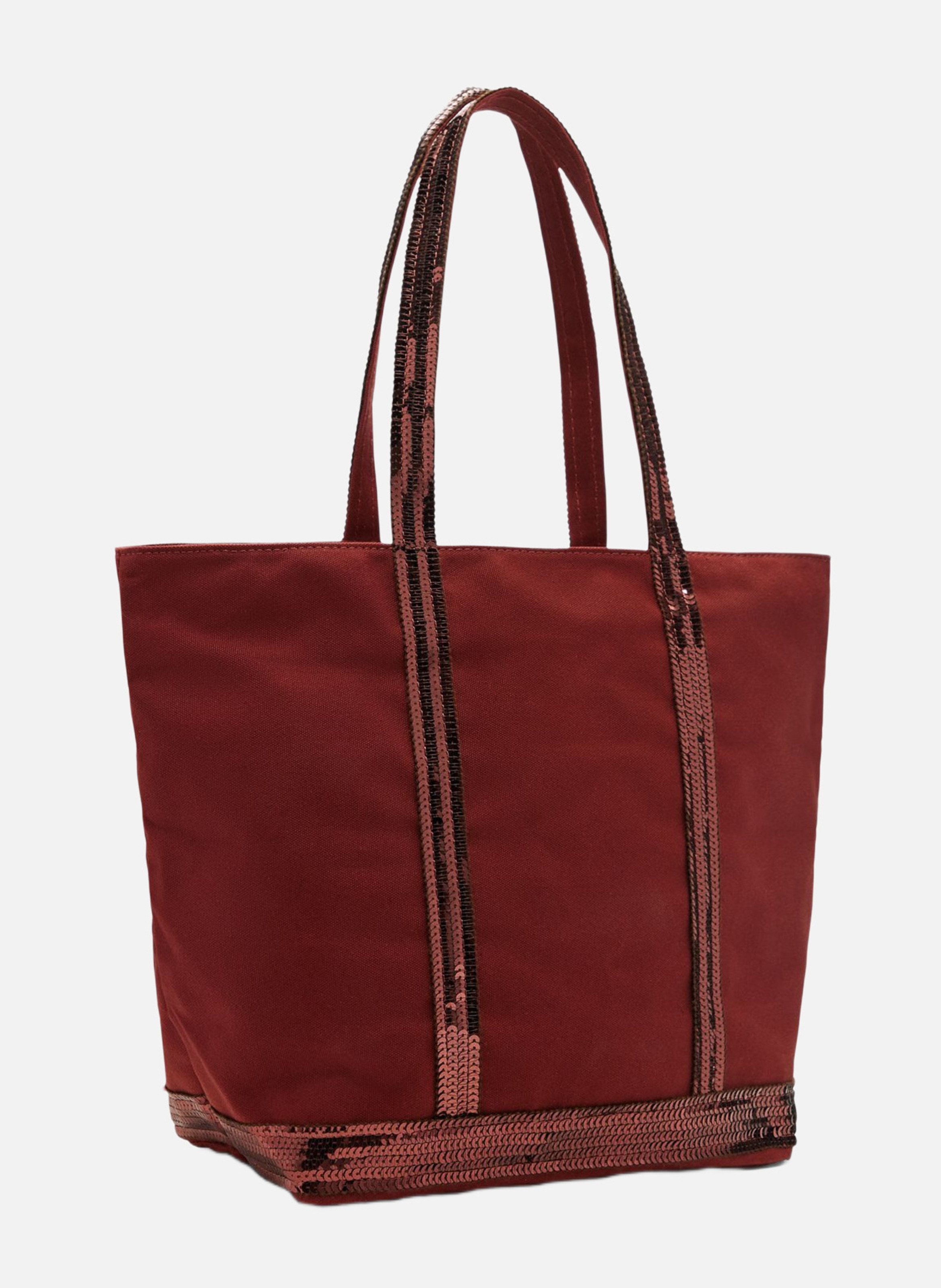 Cabas m zippé en toile VANESSA BRUNO Marron