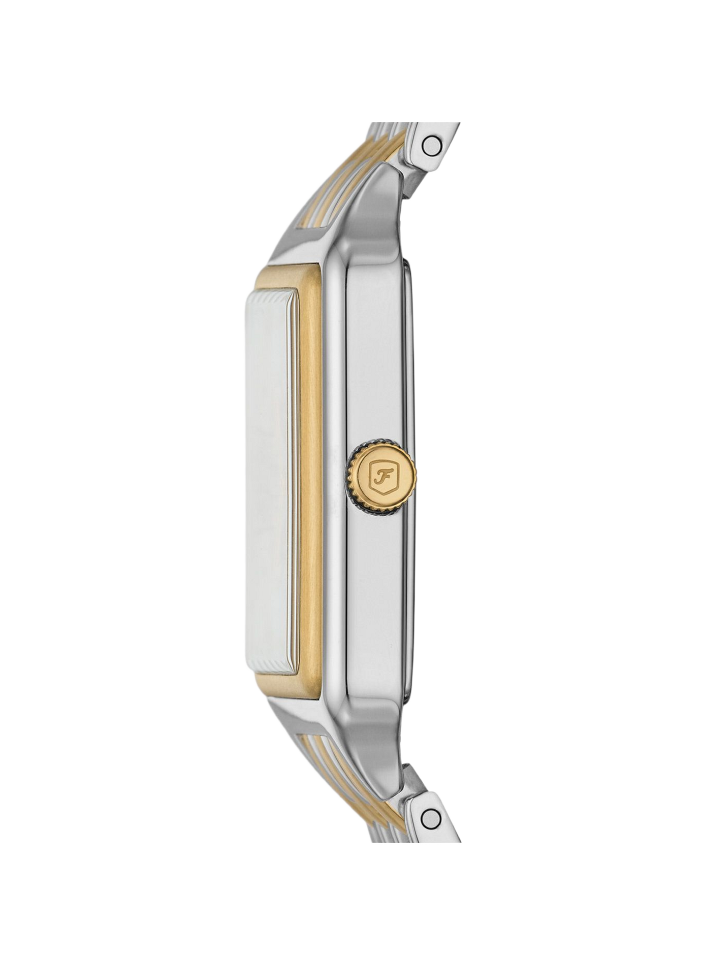 Montre quartz en acier bicolore FOSSIL Argent