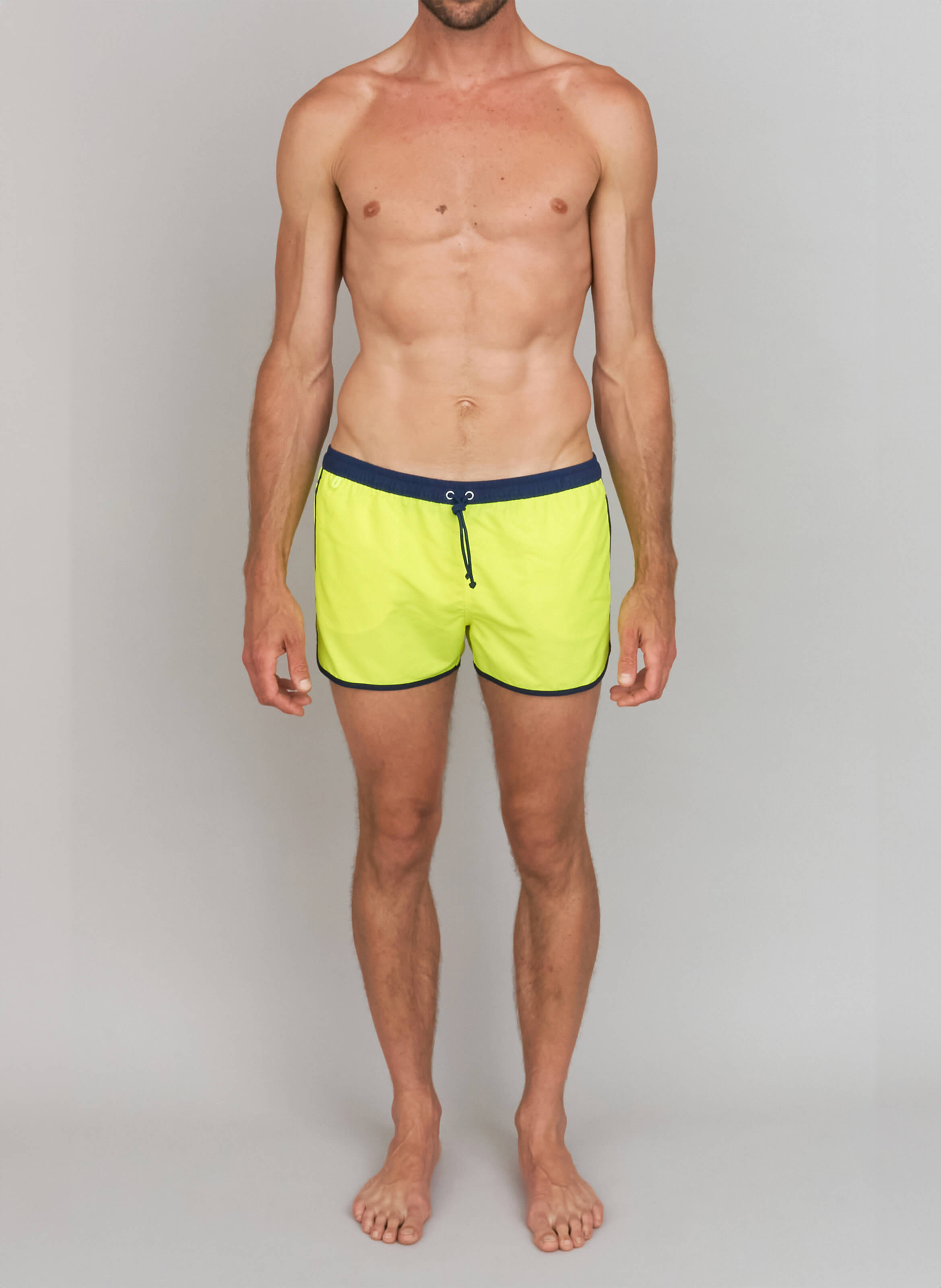 Short de bain court    fluo GILI'S Jaune