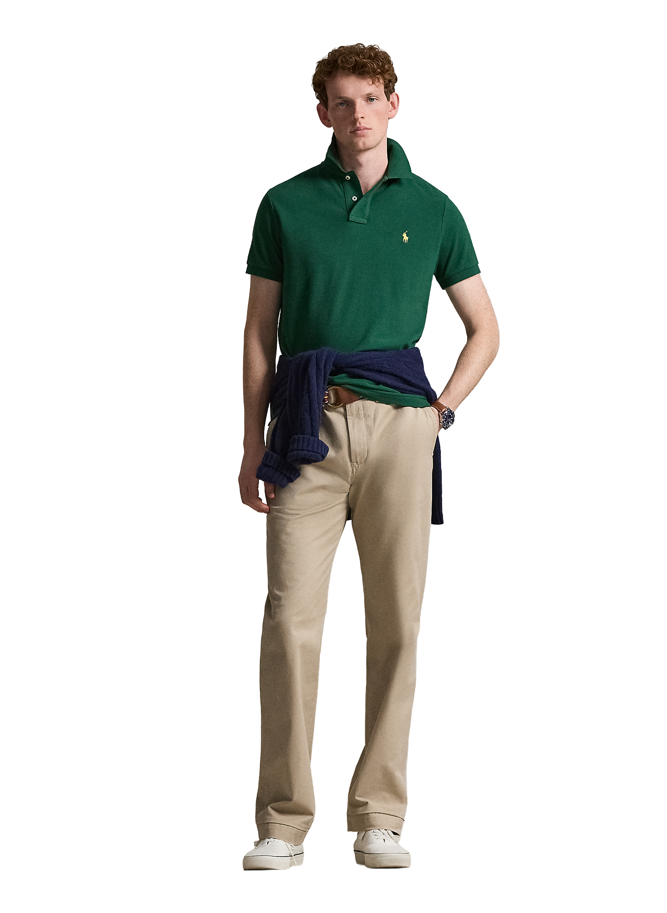  Cotton polo shirt  Green