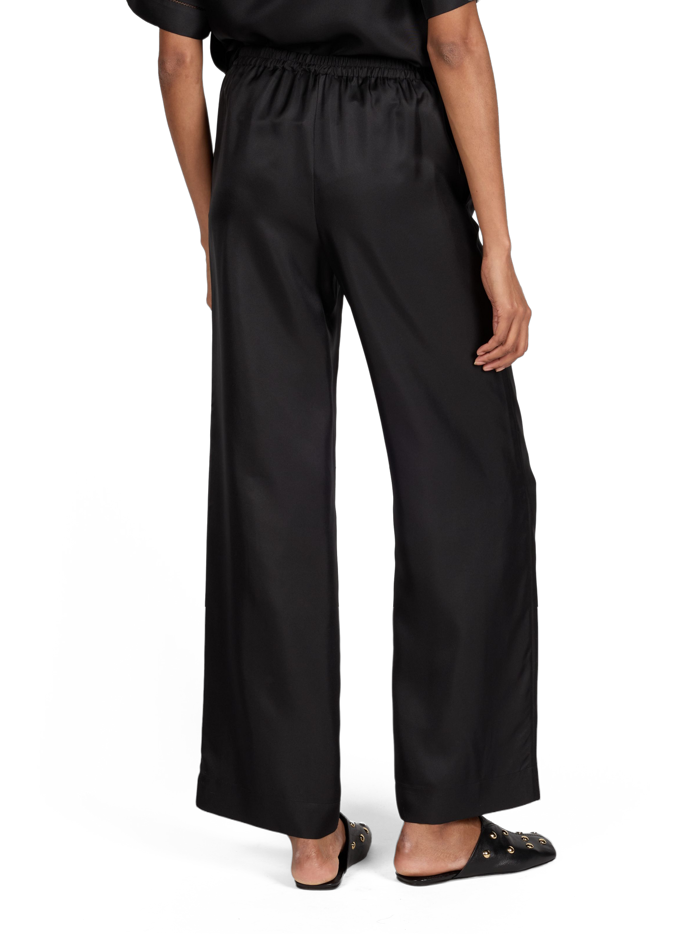 Silk Trousers LOULOU DE SAISON Black