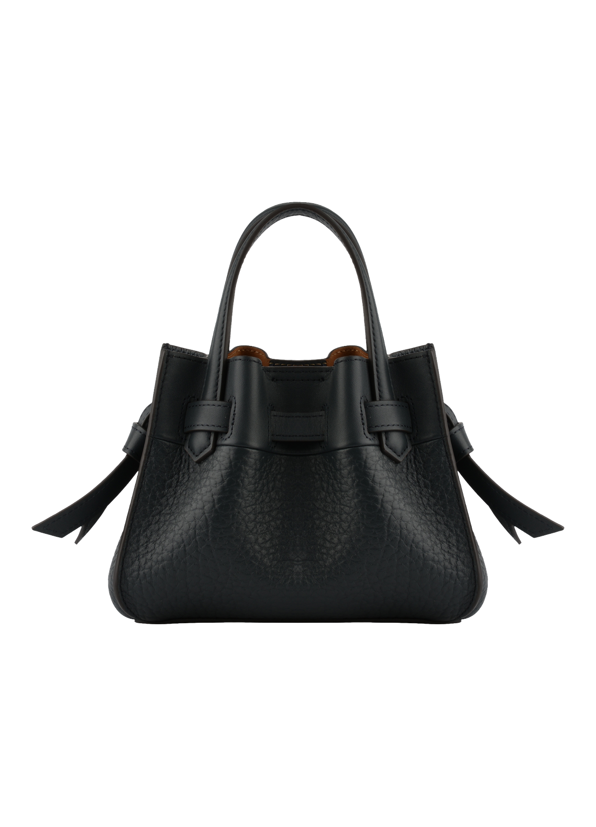 Blossom | Sac à main Nano en cuir de vachette POURCHET Bleu