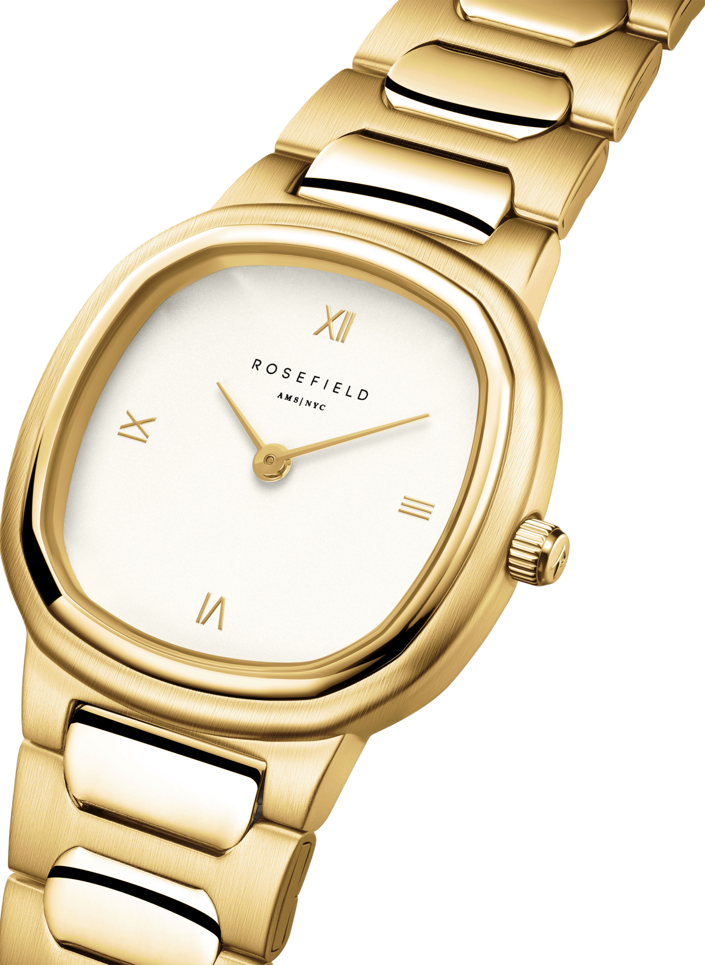 Montre analogique Gaia en acier inoxydable ROSEFIELD Beige