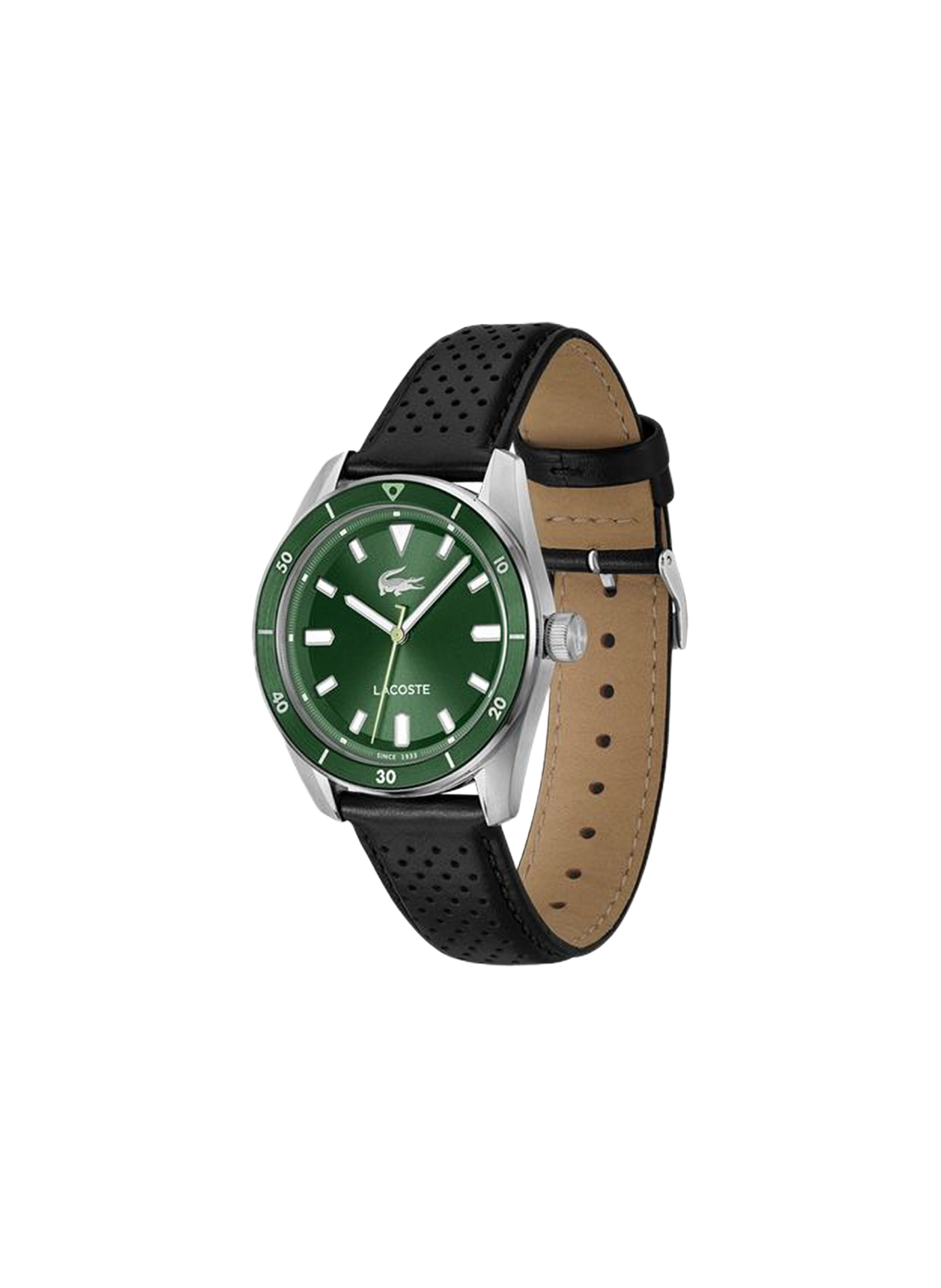 Montre quartz Boston en cuir LACOSTE MONTRES Vert