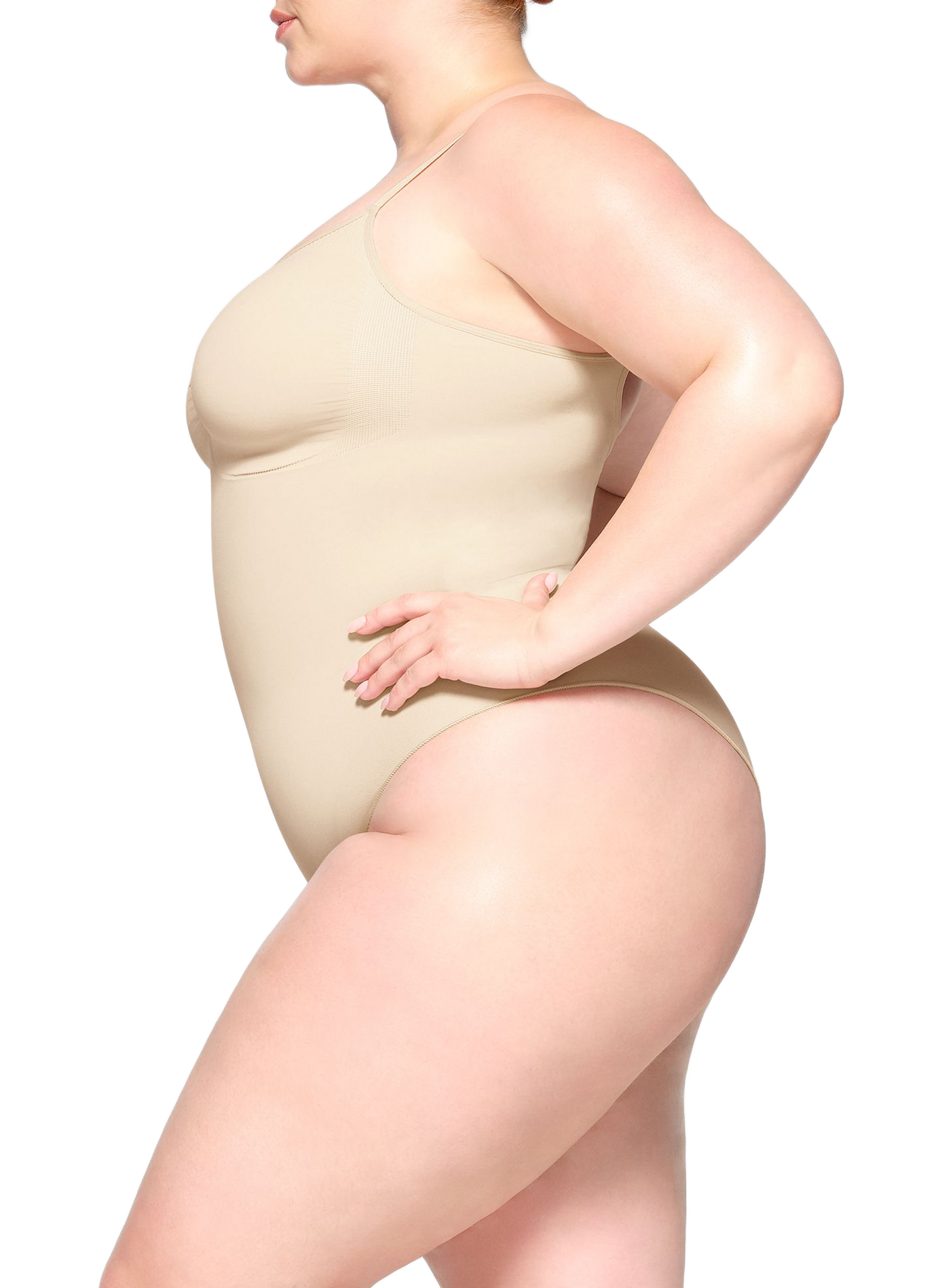 Solid Body Shaper with Adjustable Straps SKIMS Beige