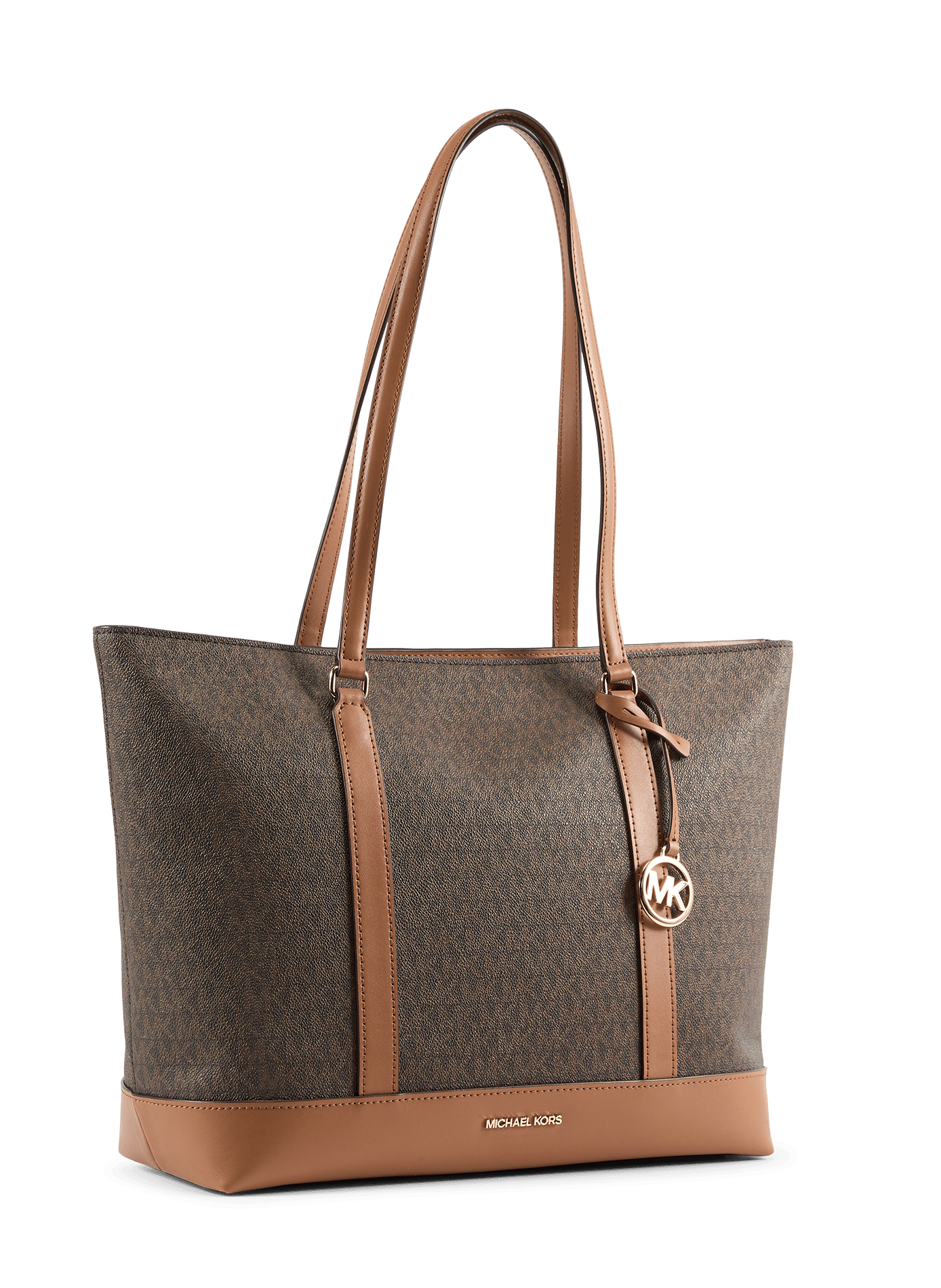 Printed tote bag MICHAEL KORS Brown