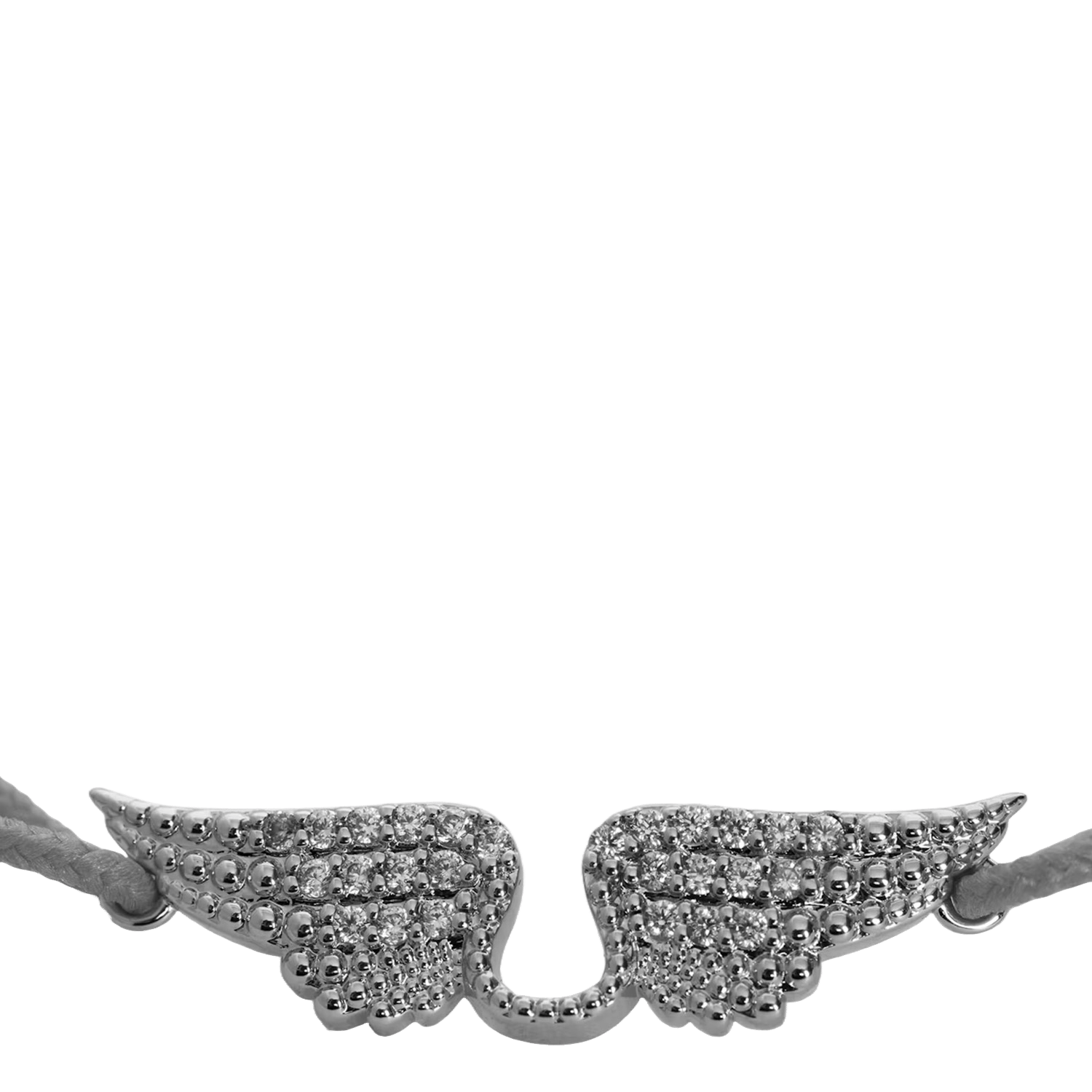 Bracelet à strass link rock ZADIG&VOLTAIRE Gris