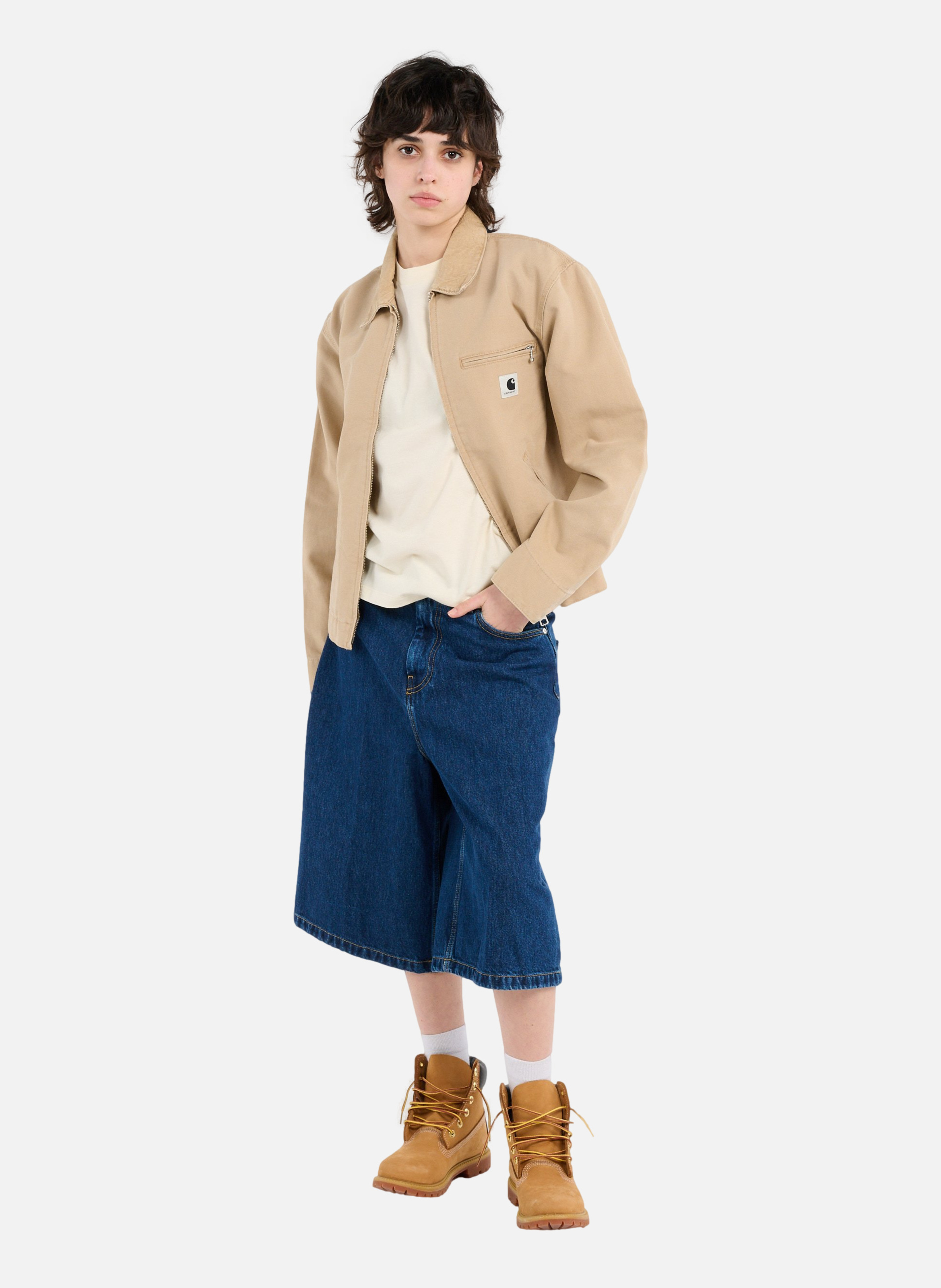 Veste w' og detroit jacket CARHARTT WIP Marron