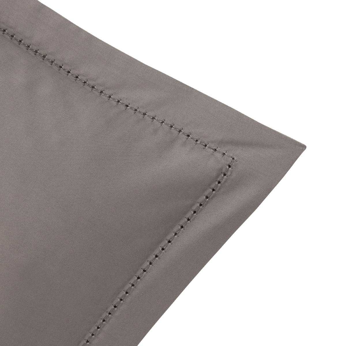 Taie pour oreiller ergonomique en percale de coton, alcove DESFORGES Gris