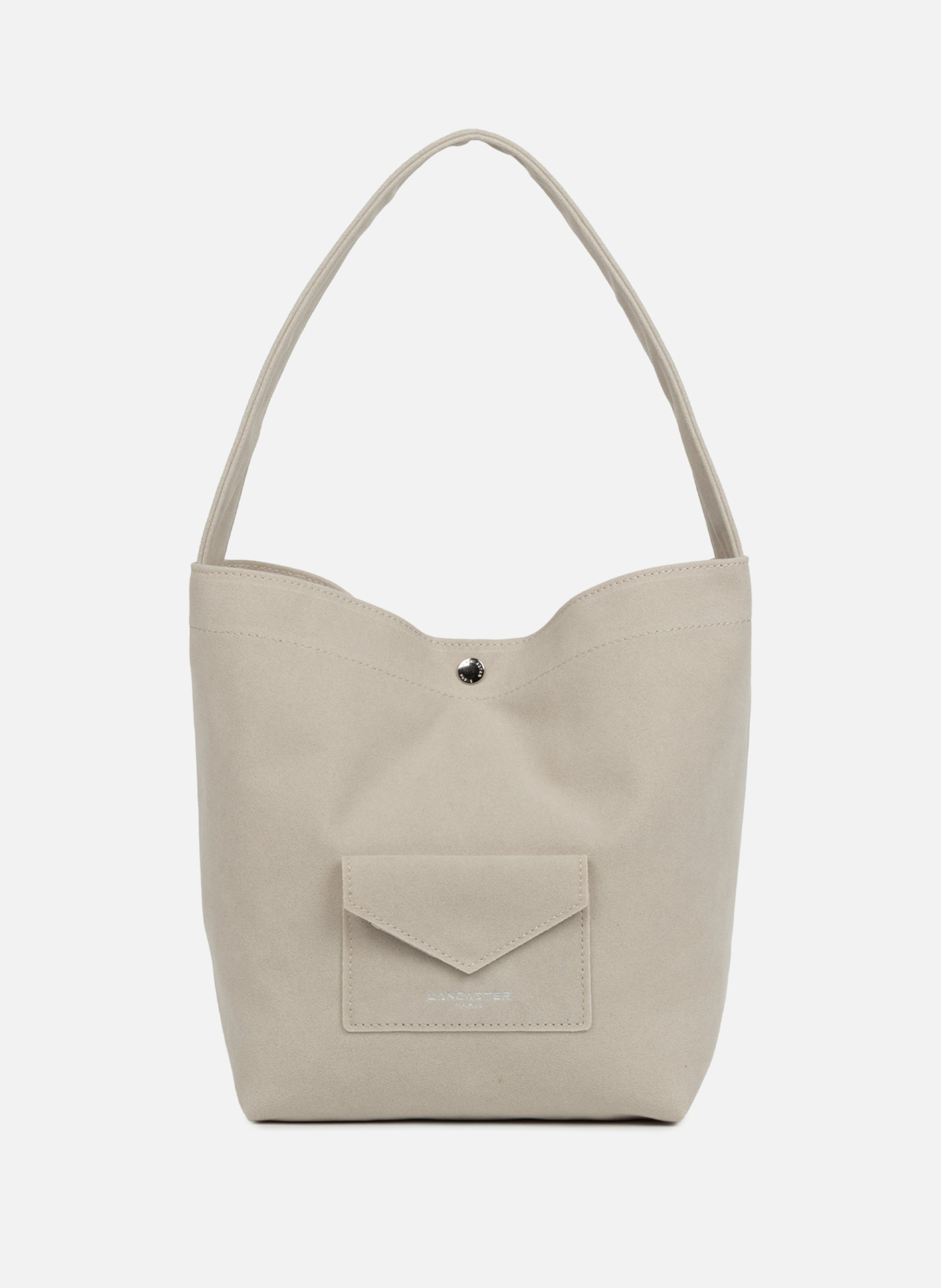 Mini sac seau - suédine kba LANCASTER Blanc