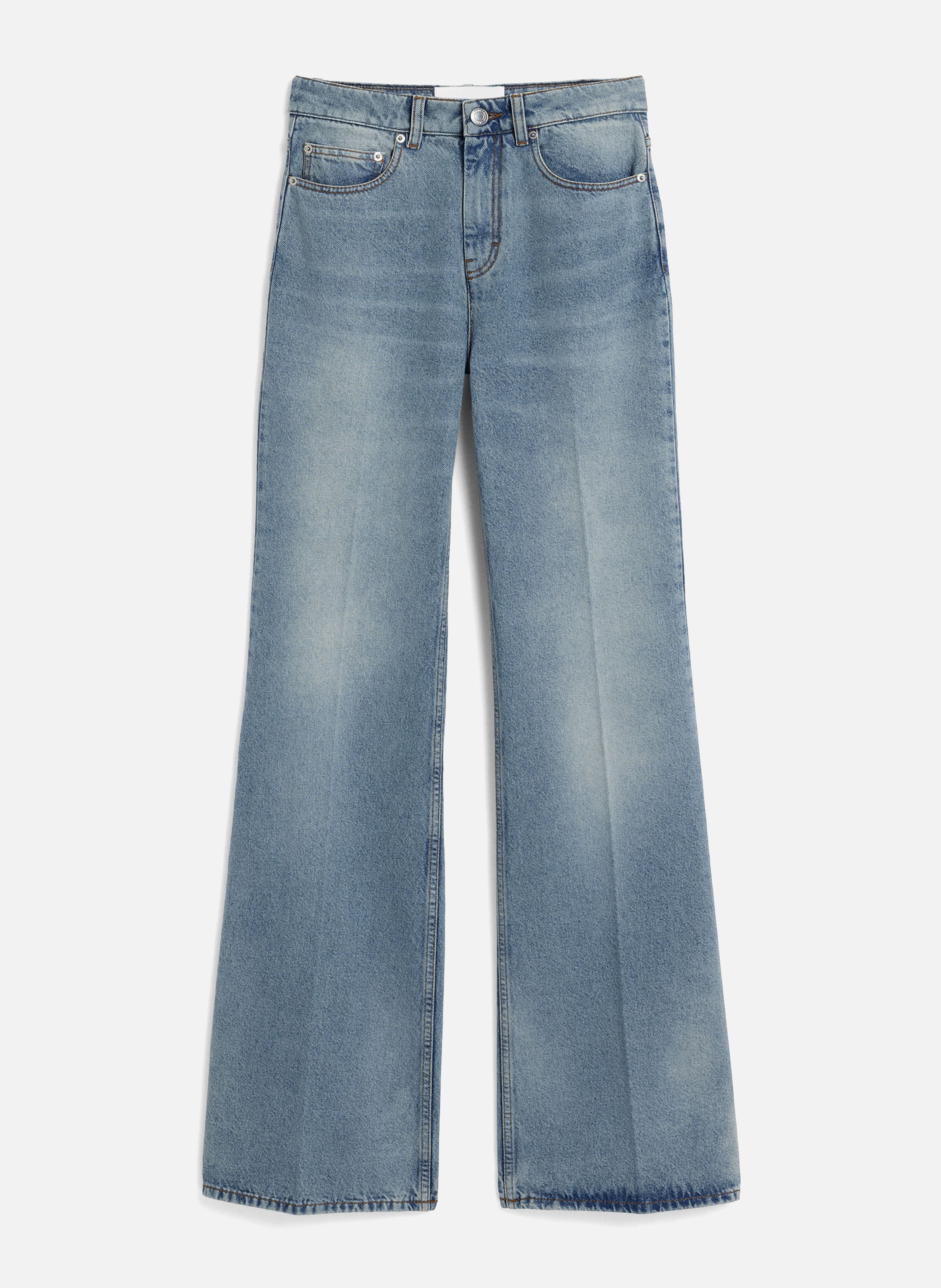 Jean coupe flare en coton AMI PARIS Bleu