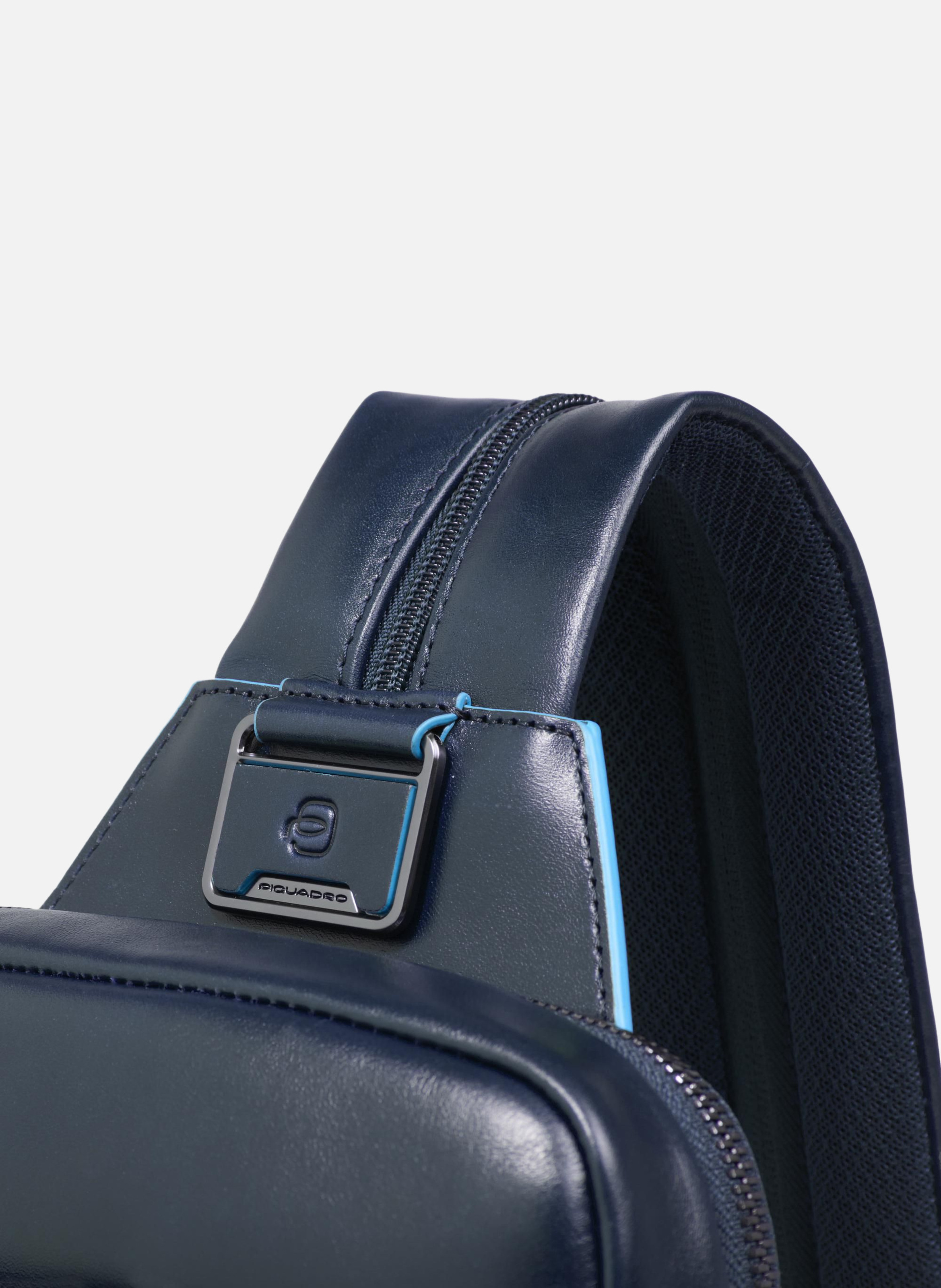 Convertible to backpack sling bag PIQUADRO Blue