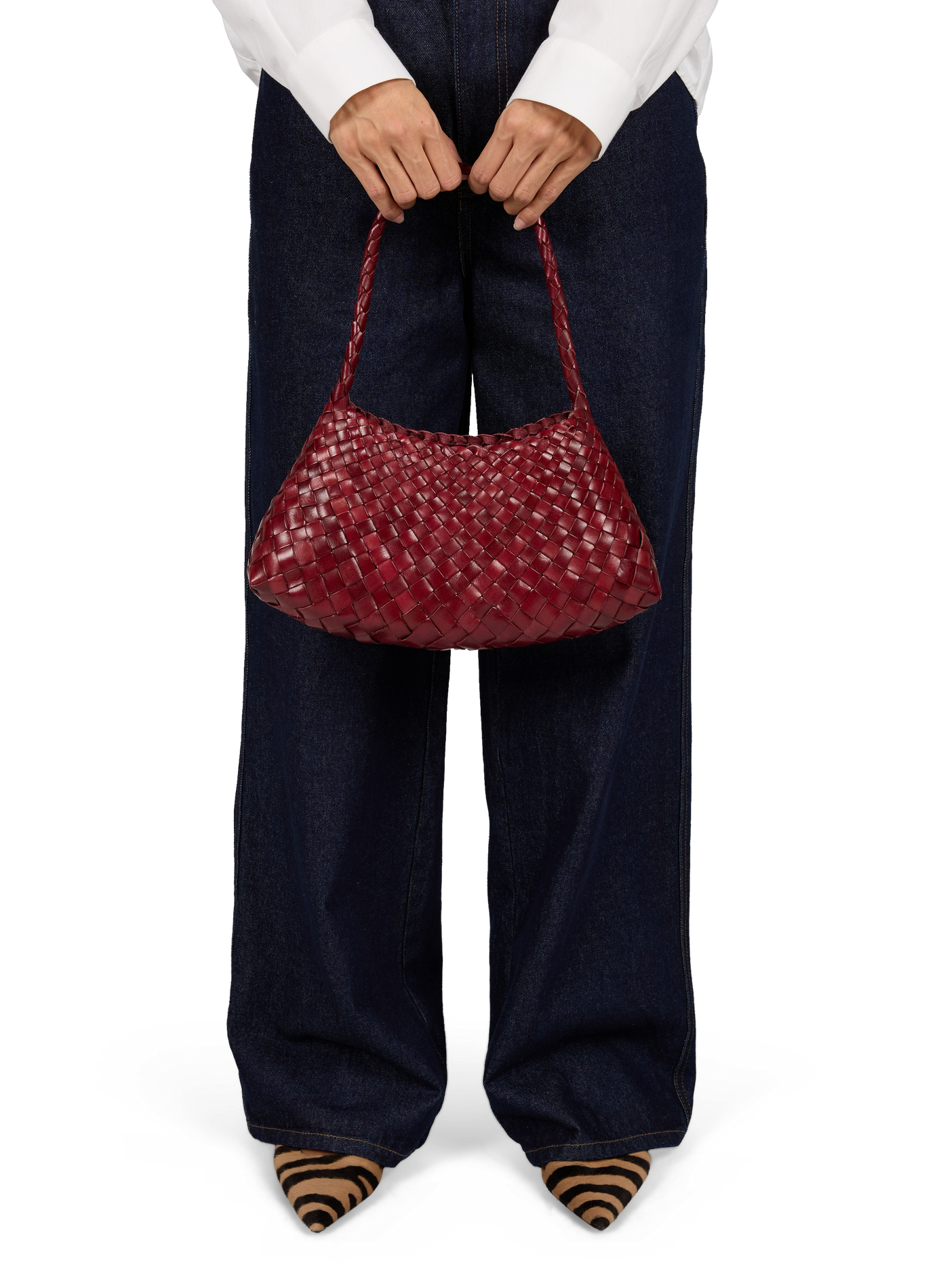 Rosanna leather handbag DRAGON DIFFUSION Red