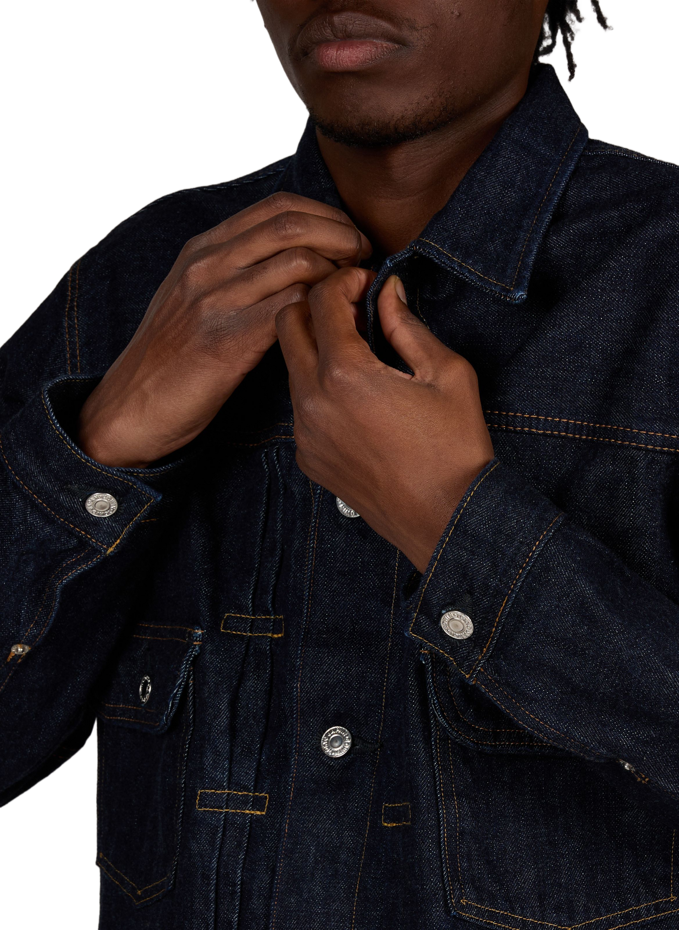 Oversize Denimjacke aus Baumwolle EDWIN Blau