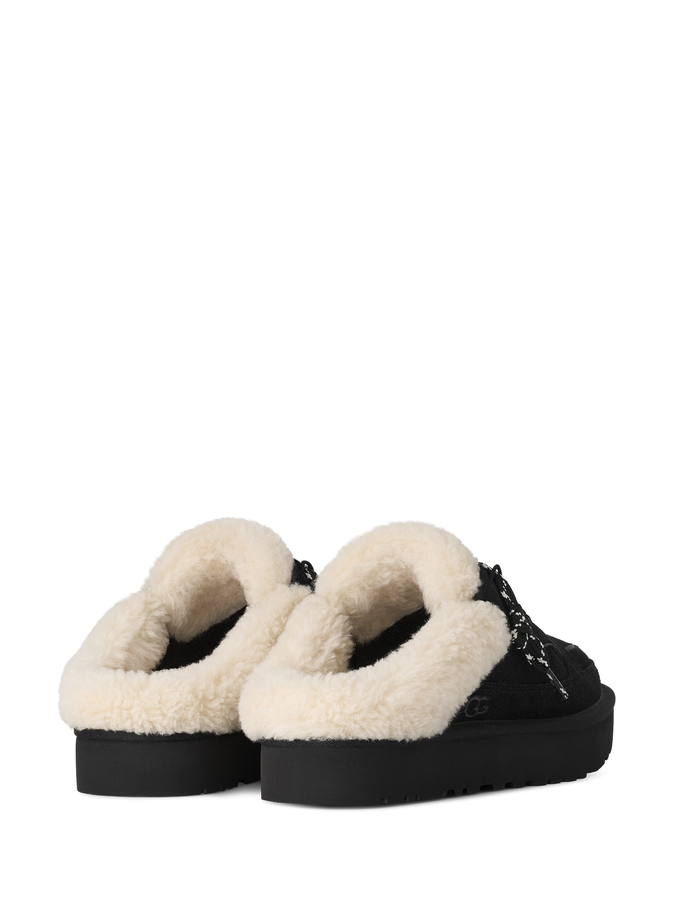 Lowmel Chestnut Pantoletten aus Leder UGG Schwarz