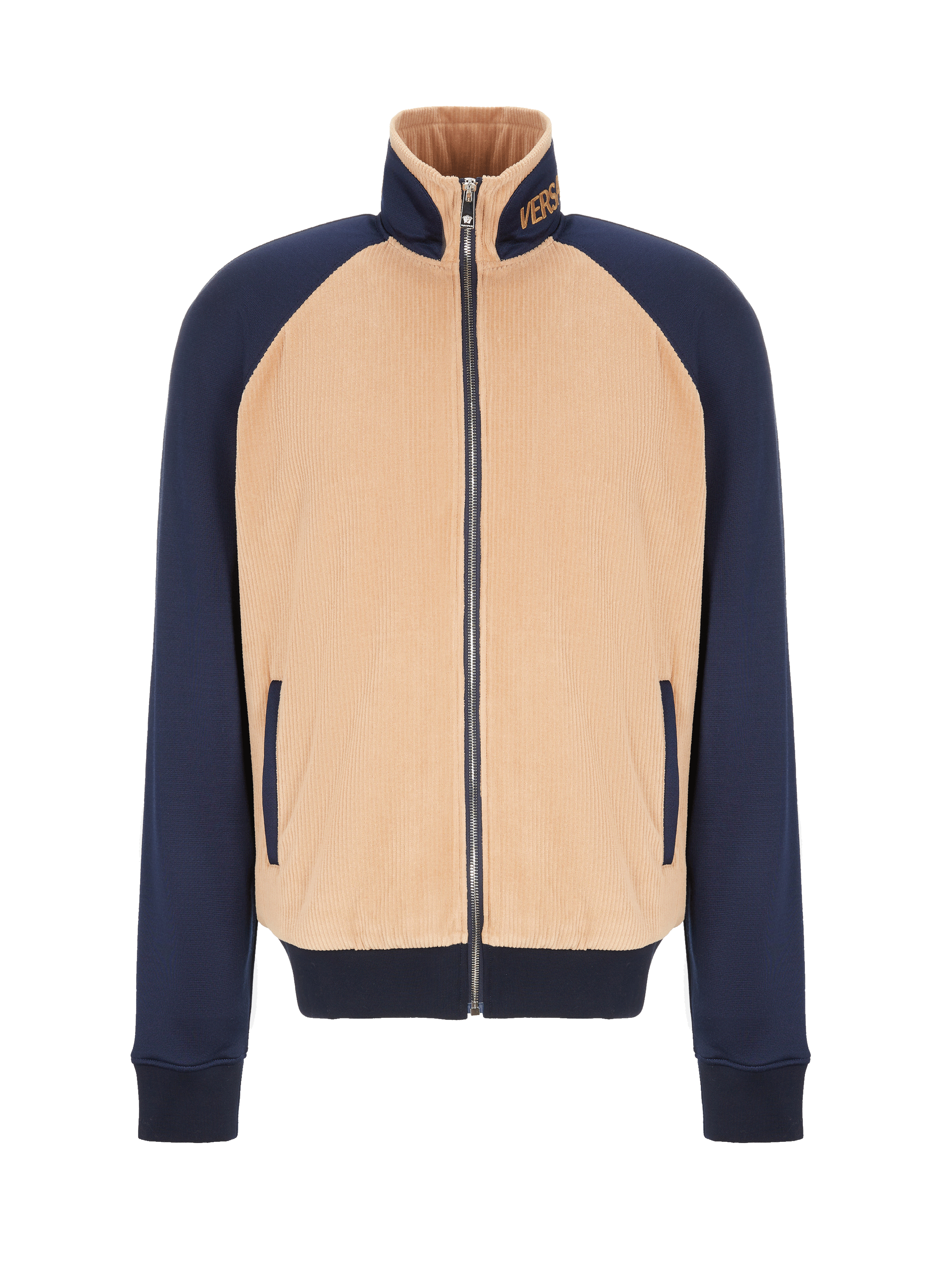 Veste de survêtement à logo en coton mélangé