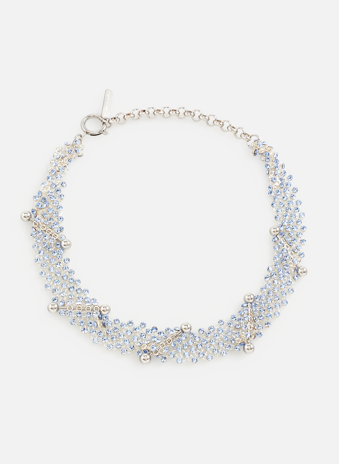 Rhinestone choker necklace JUSTINE CLENQUET