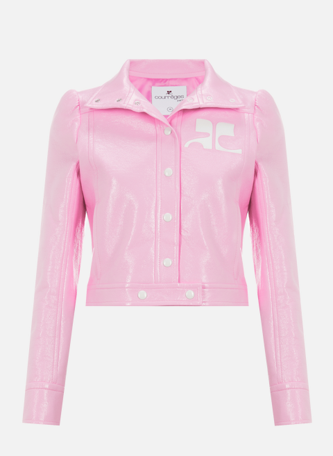 Pink vinyl jacketCOURRÈGES 