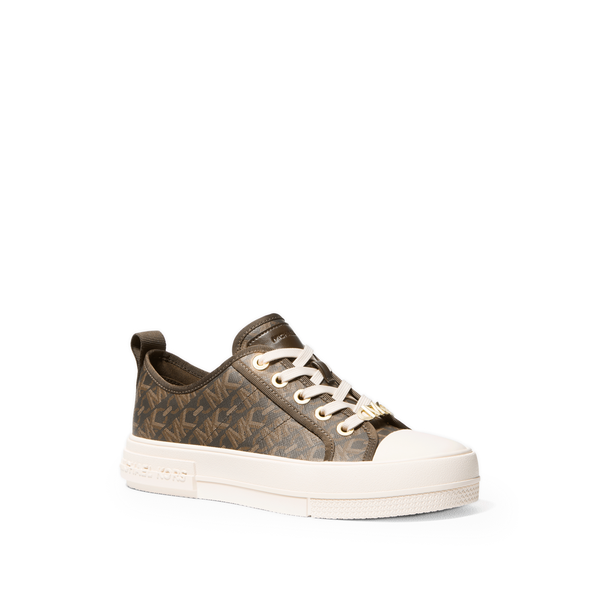Michael Kors Evy Printed Trainers In White