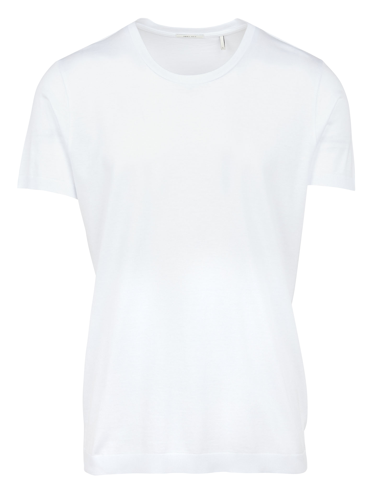 Tee-shirt col rond en coton mélangé IKKS Blanc