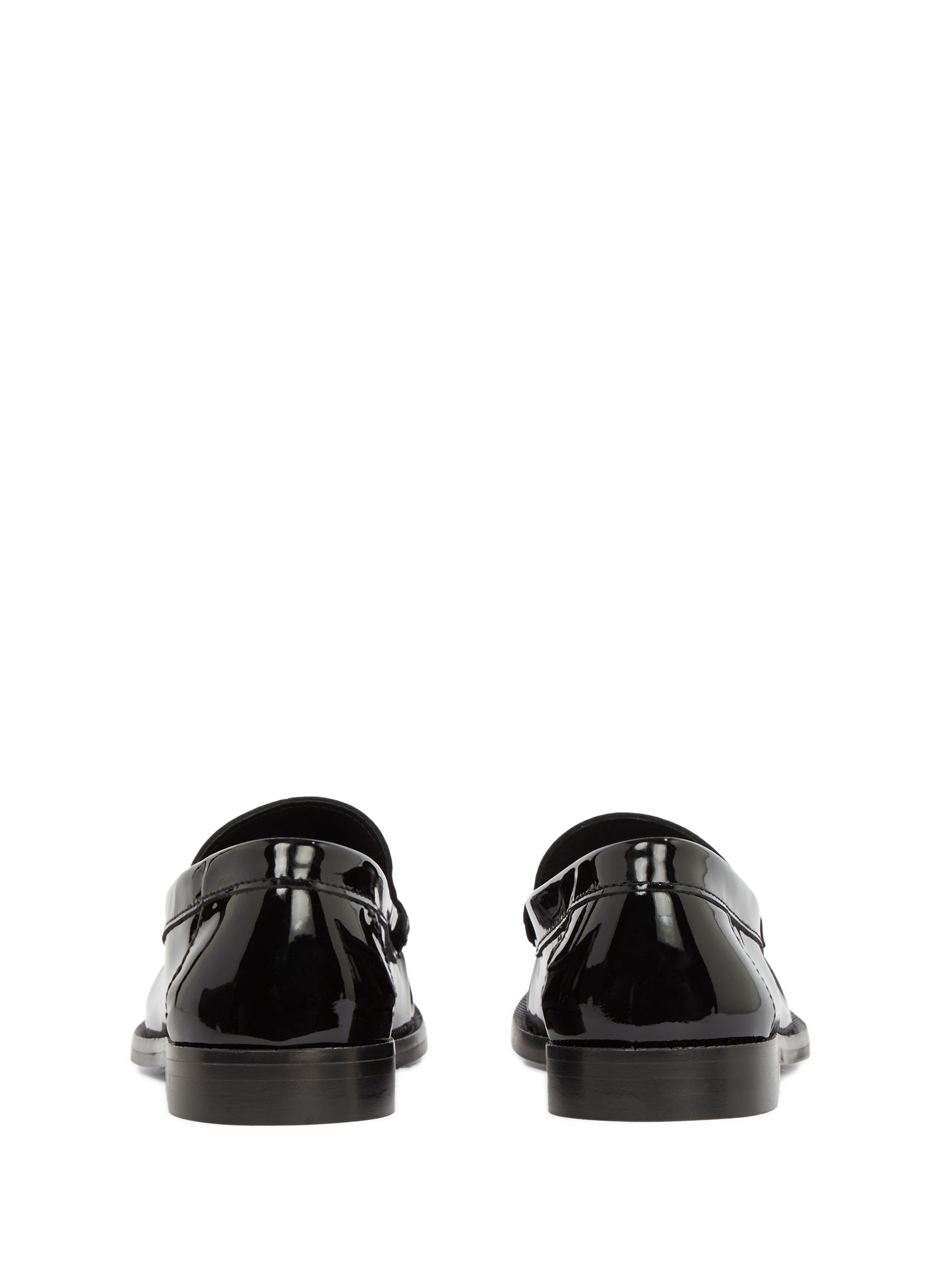 Mocassins en cuir verni TOMMY HILFIGER Noir