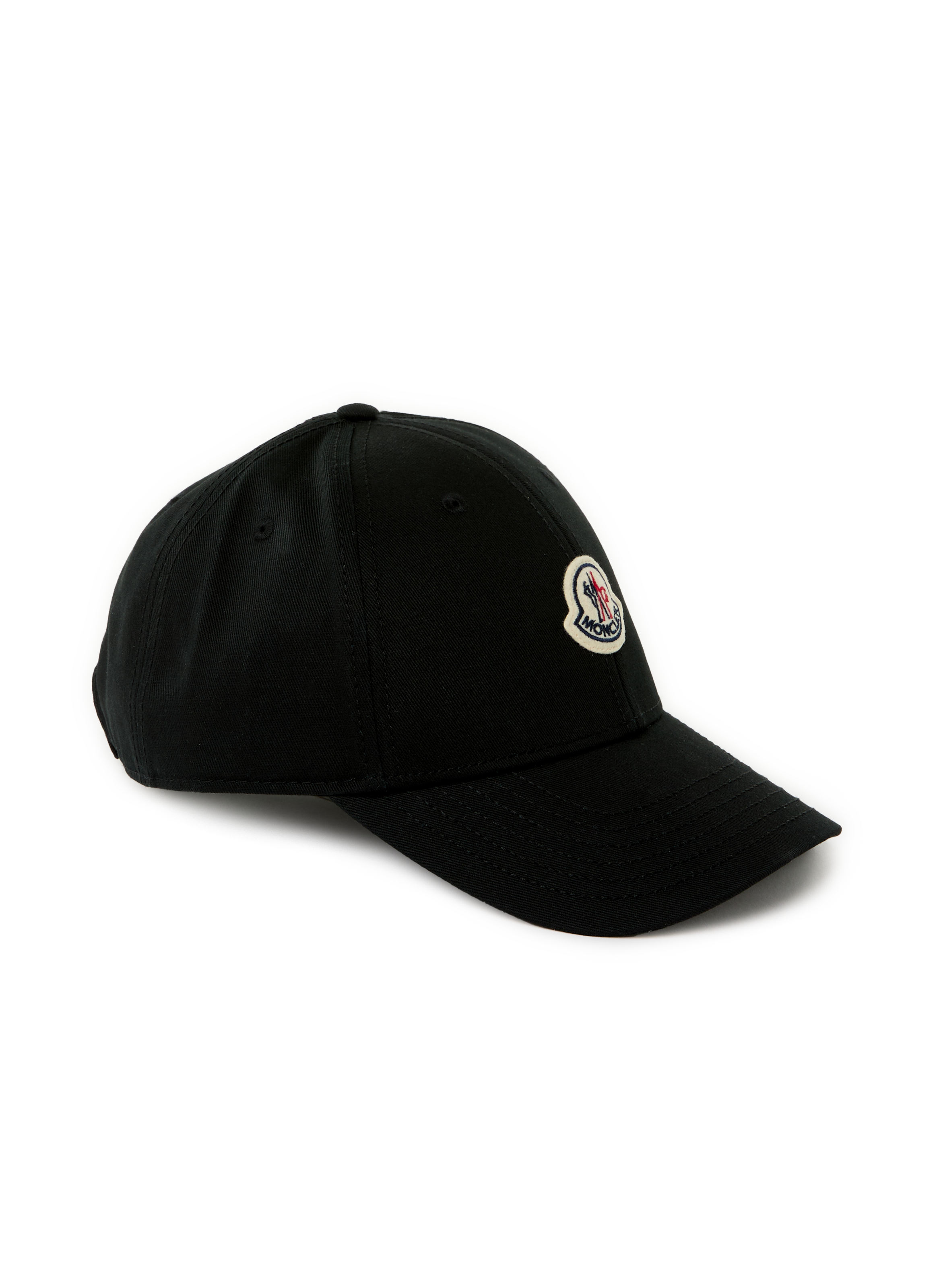 Embroidered cotton baseball cap MONCLER Black