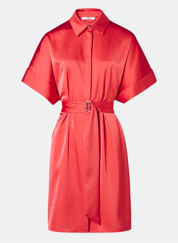 Robe corail fluide - romille Rose by ZAPA ZAPA Robe corail fluide - romille Rose