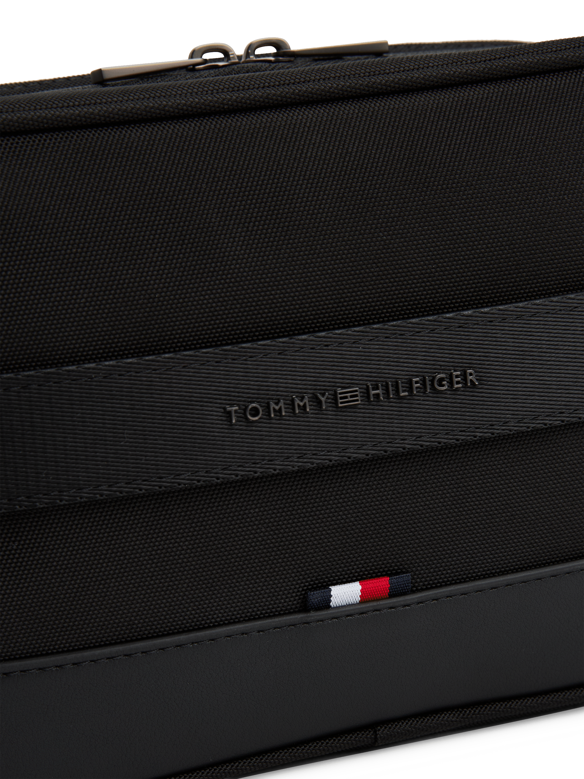 Mesh toiletry bag TOMMY HILFIGER Black