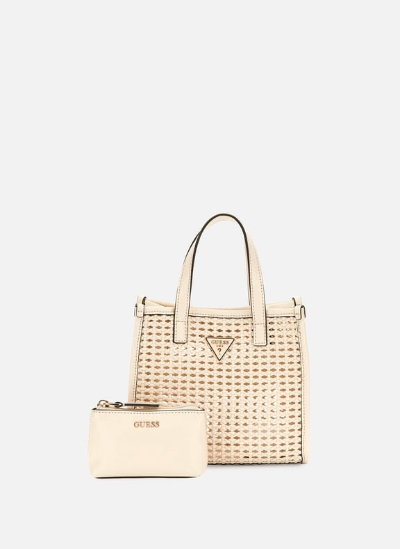 Brigitta braided handbag Beige by GUESS GUESS Brigitta braided handbag Beige