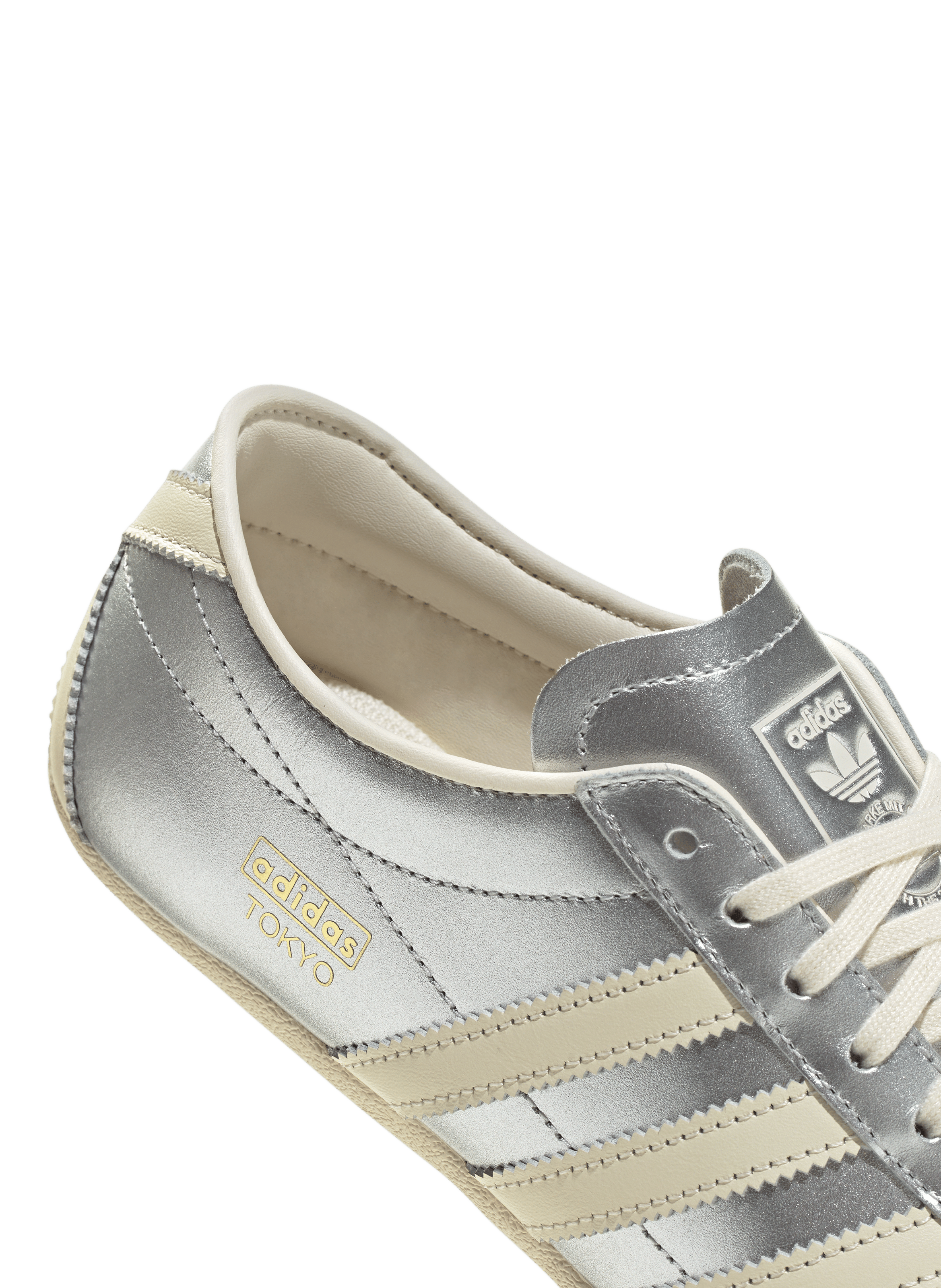 Baskets Tokyo en cuir ADIDAS Argent