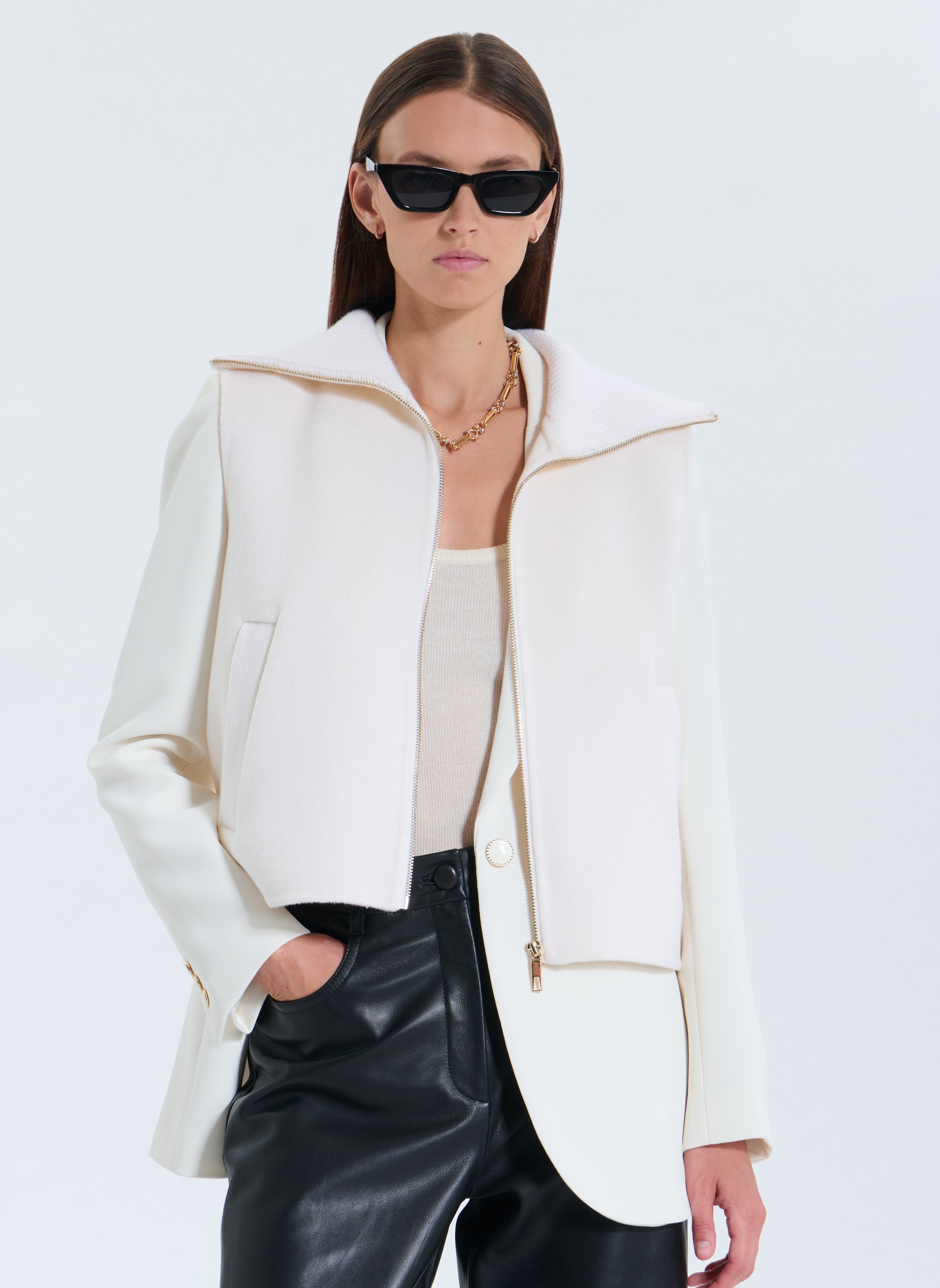 Gilet  glassandre ZAPA Blanc