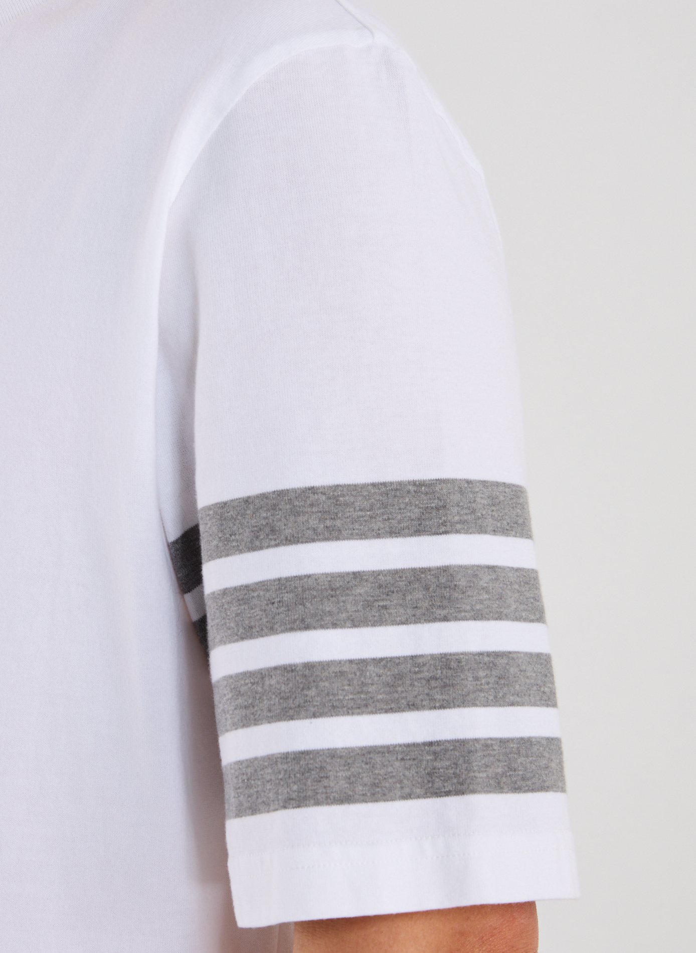 Classic Cotton T-Shirt THOM BROWNE White