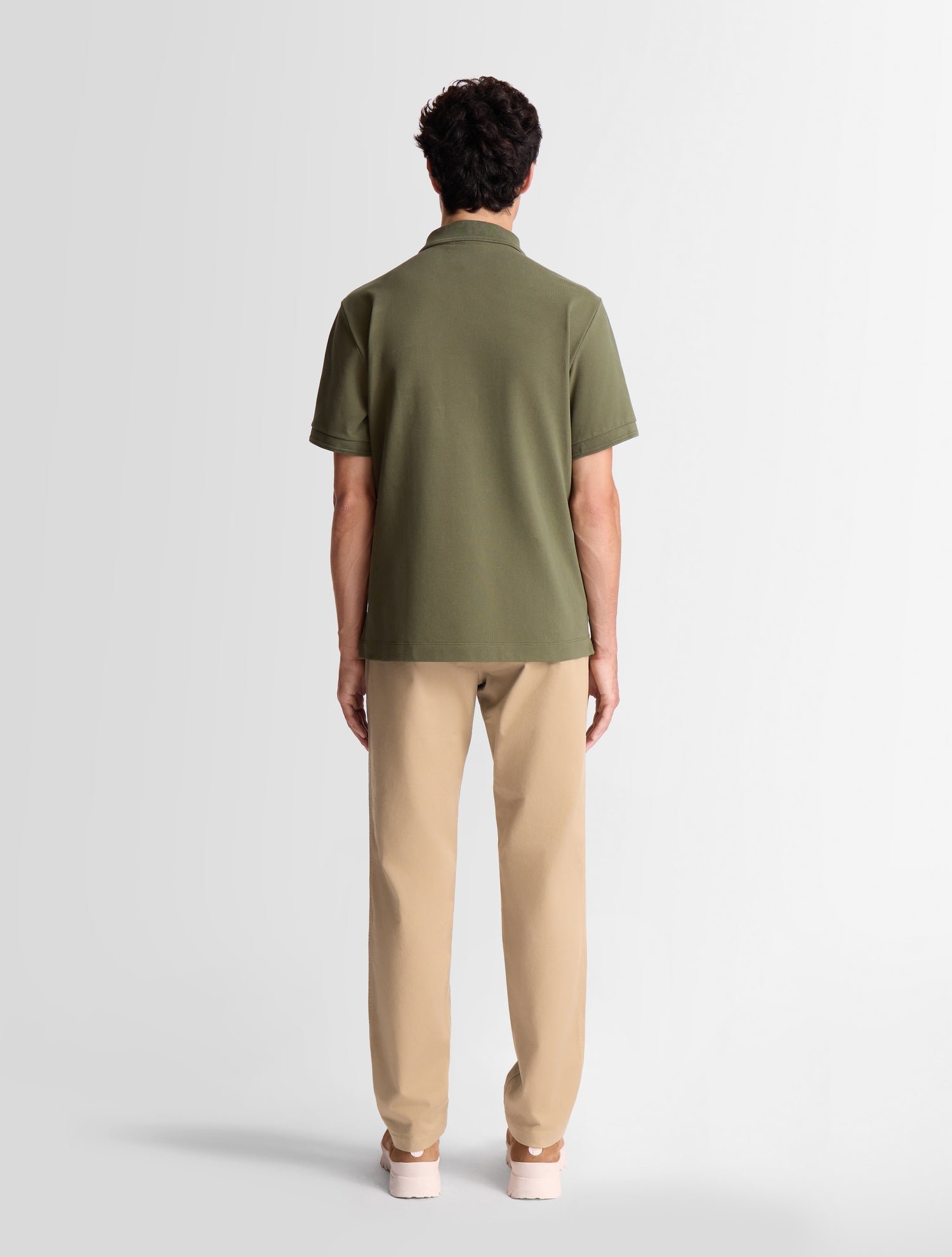 Polo manches courtes gerlo col polo coupe regular FUSALP Kaki