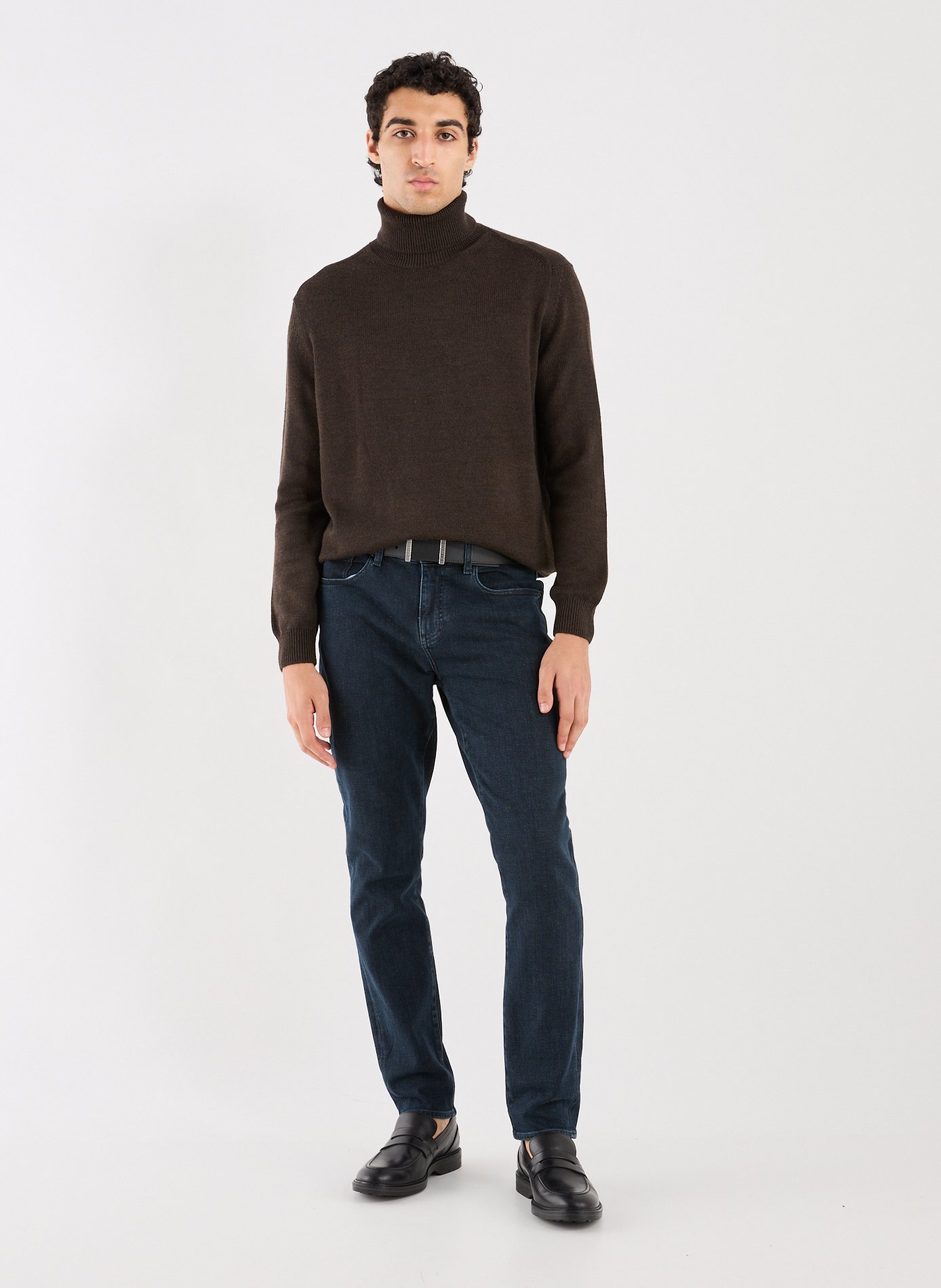 Turtleneck jumper ARMANI EXCHANGE Brown