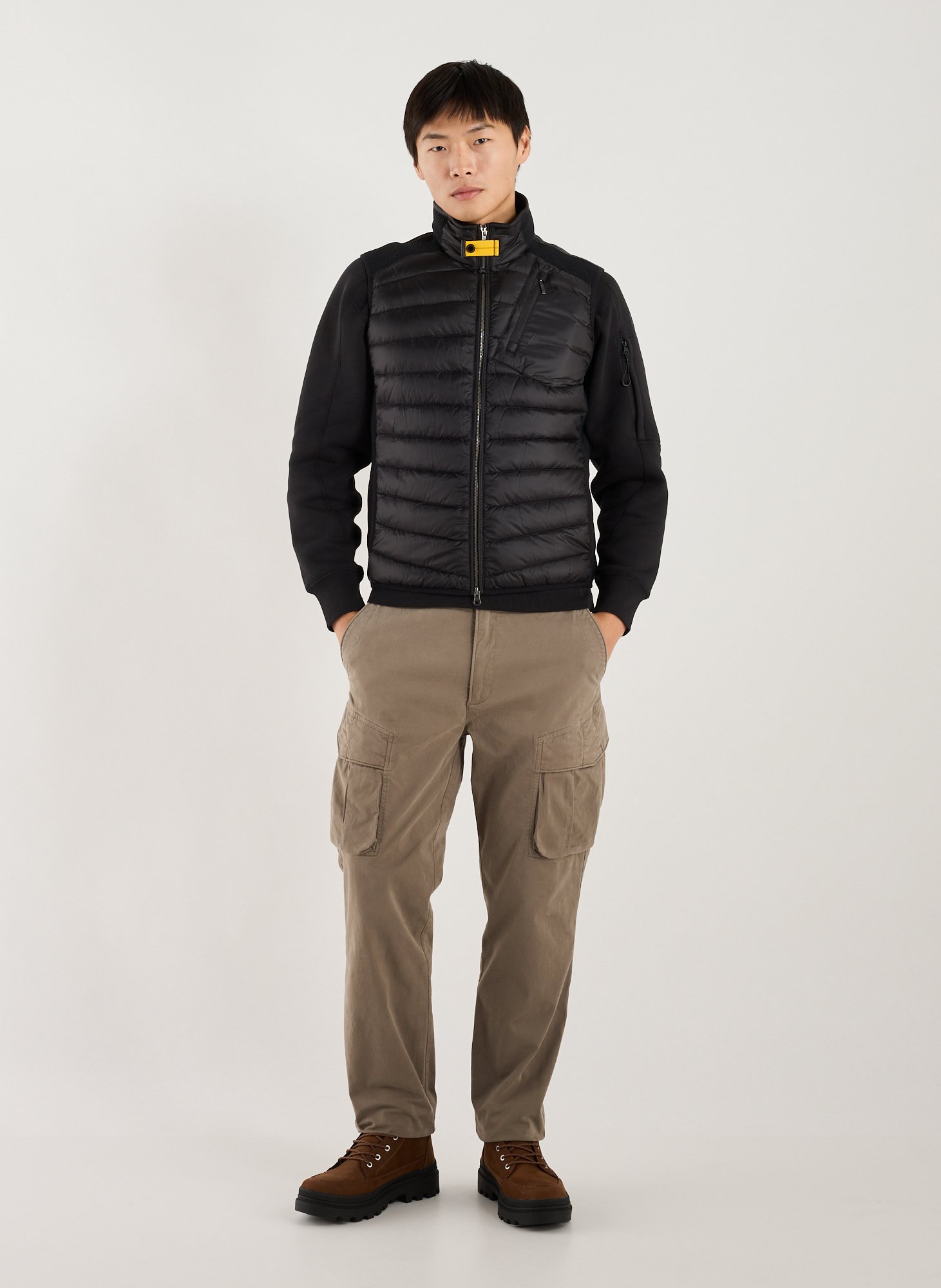 Sleeveless high neck vest PARAJUMPERS Black