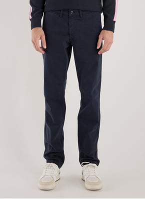 Pantalon droit uni en coton mélangé EDEN PARK Pantalon droit uni en coton mélangé EDEN PARK
