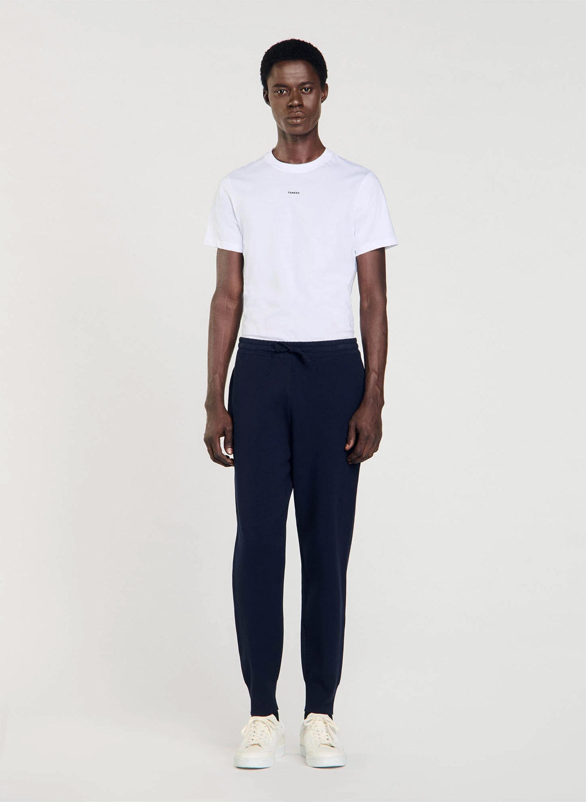 Jogging en maille SANDRO Bleu