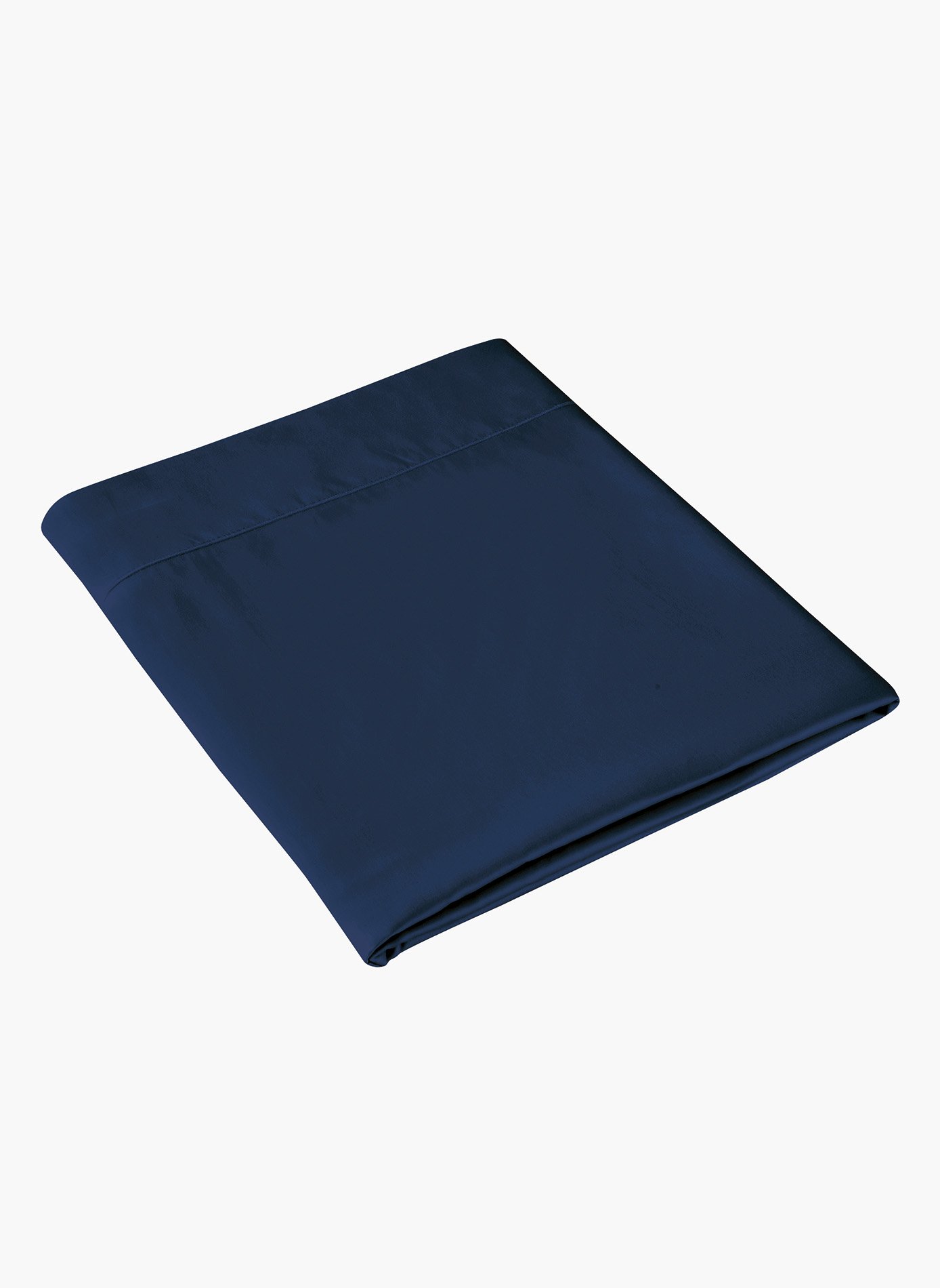 Drap plat eclat nuit ANNE DE SOLENE Bleu