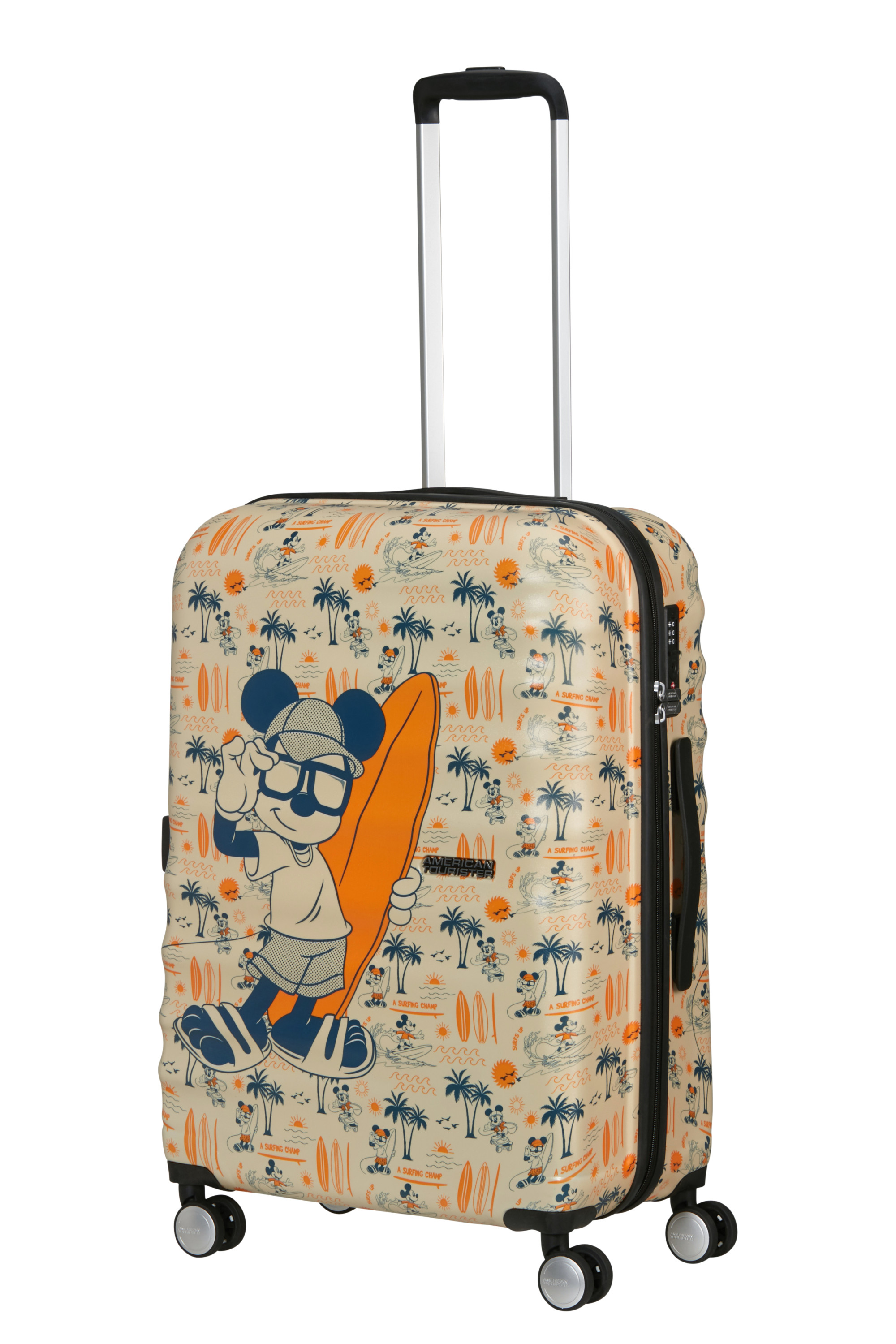 Wavebreaker disney valise 4 roues taille m AMERICAN TOURISTER Multicolore