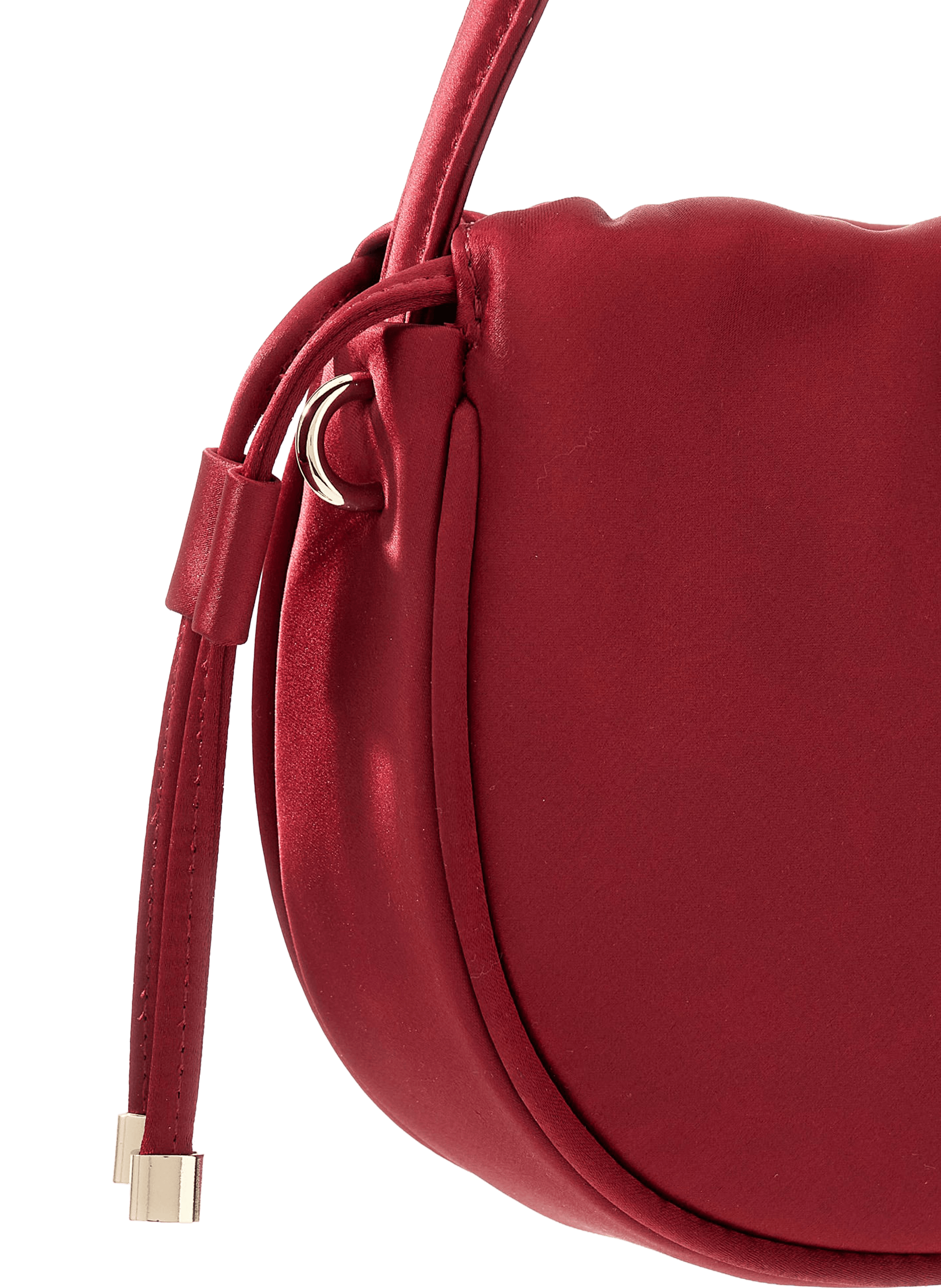 Mini sac à main Elsie froncé GUESS Rouge