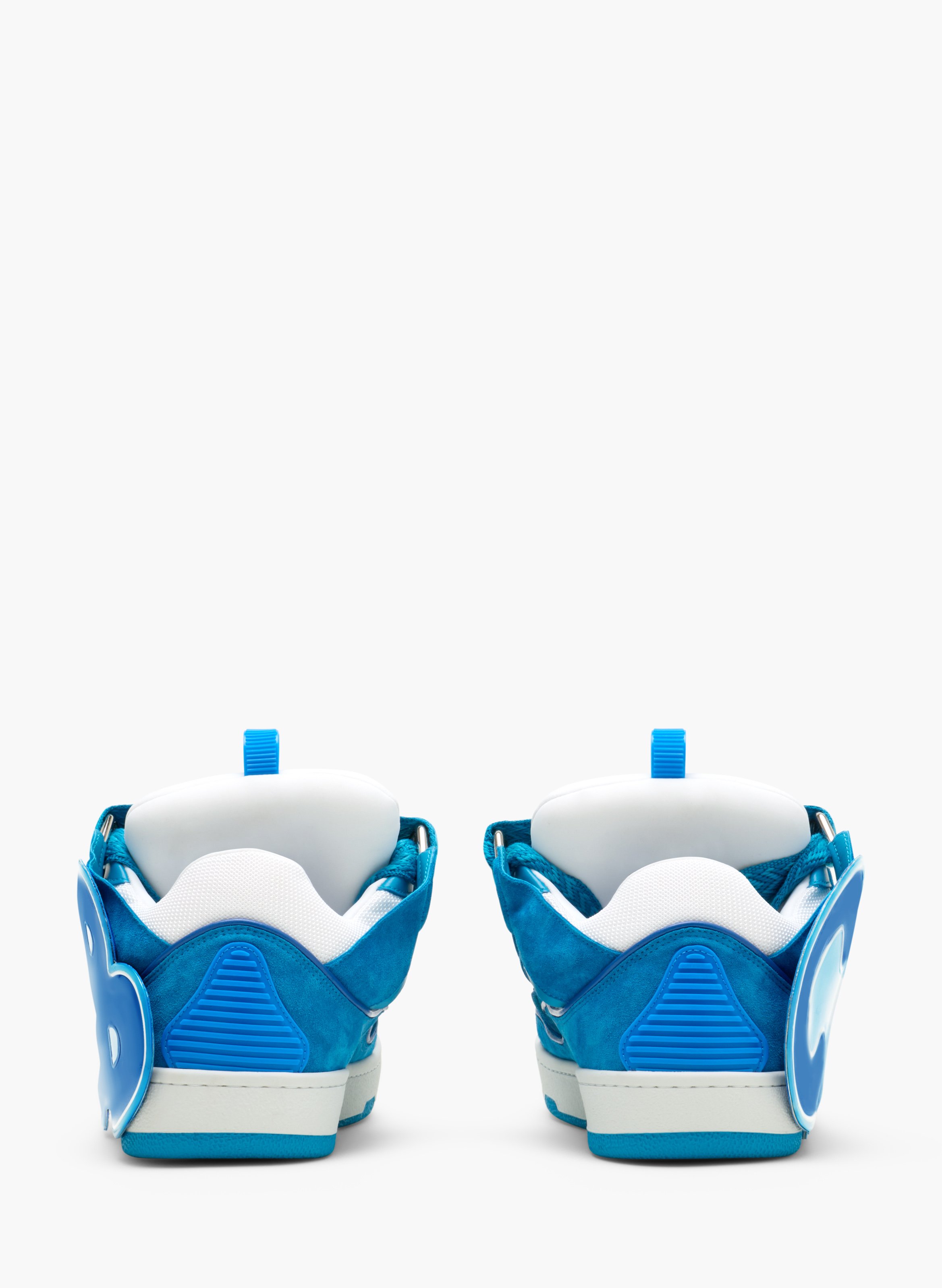 Sneakers urban curb en cuir à patch LANVIN Bleu