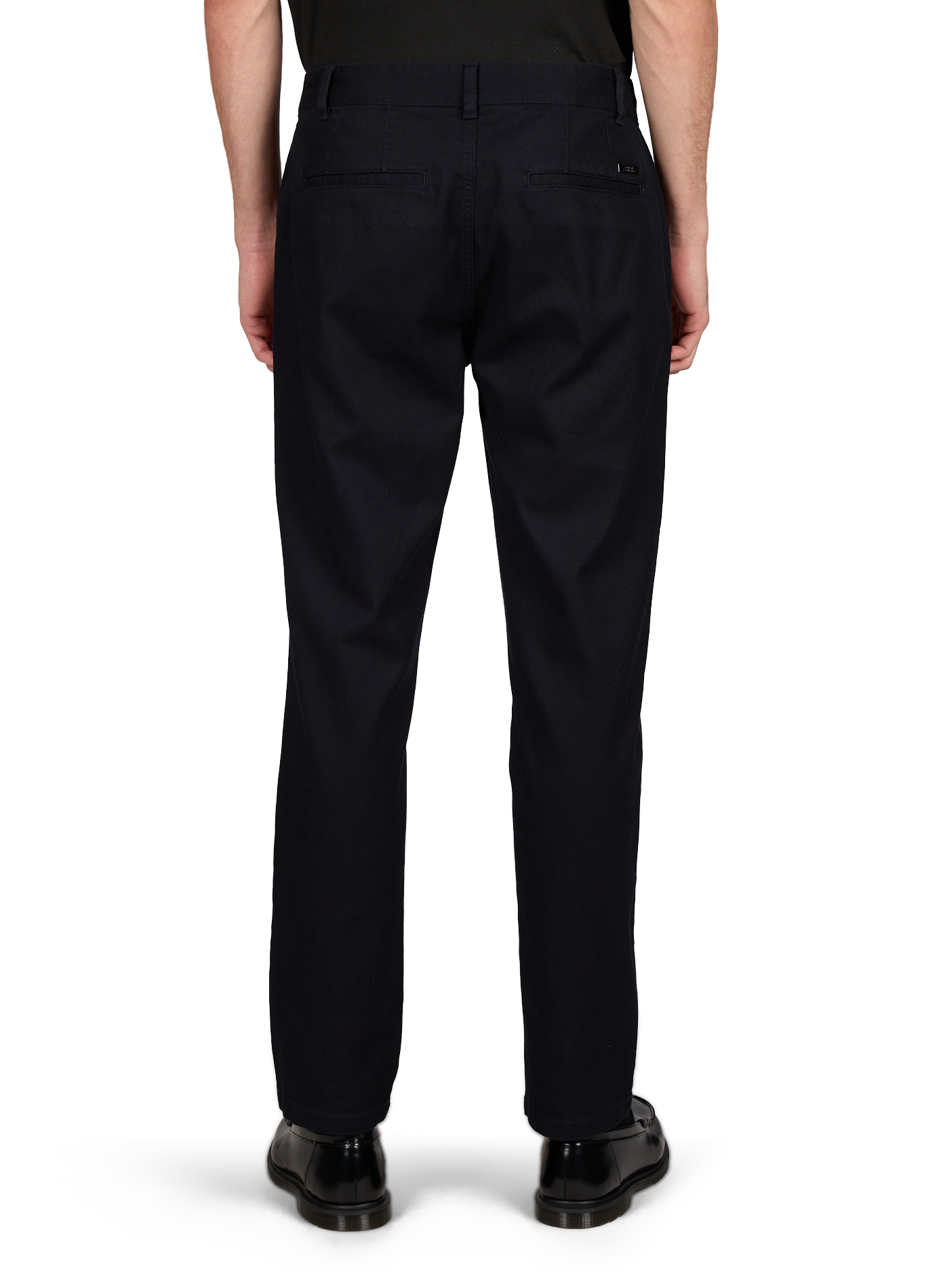 Pantalon regular en coton mélangé ARMANI EXCHANGE Bleu