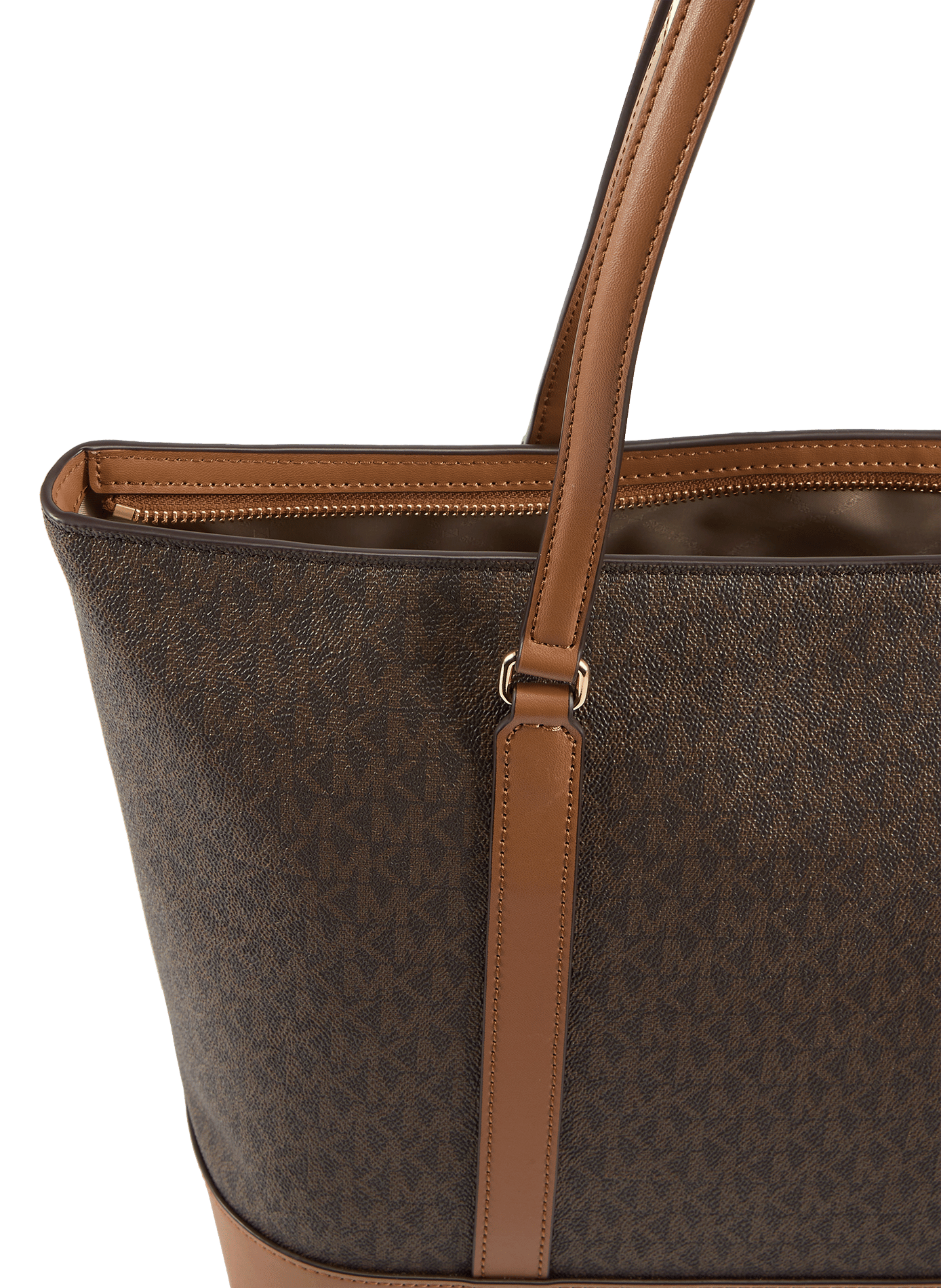 Printed tote bag MICHAEL KORS Brown