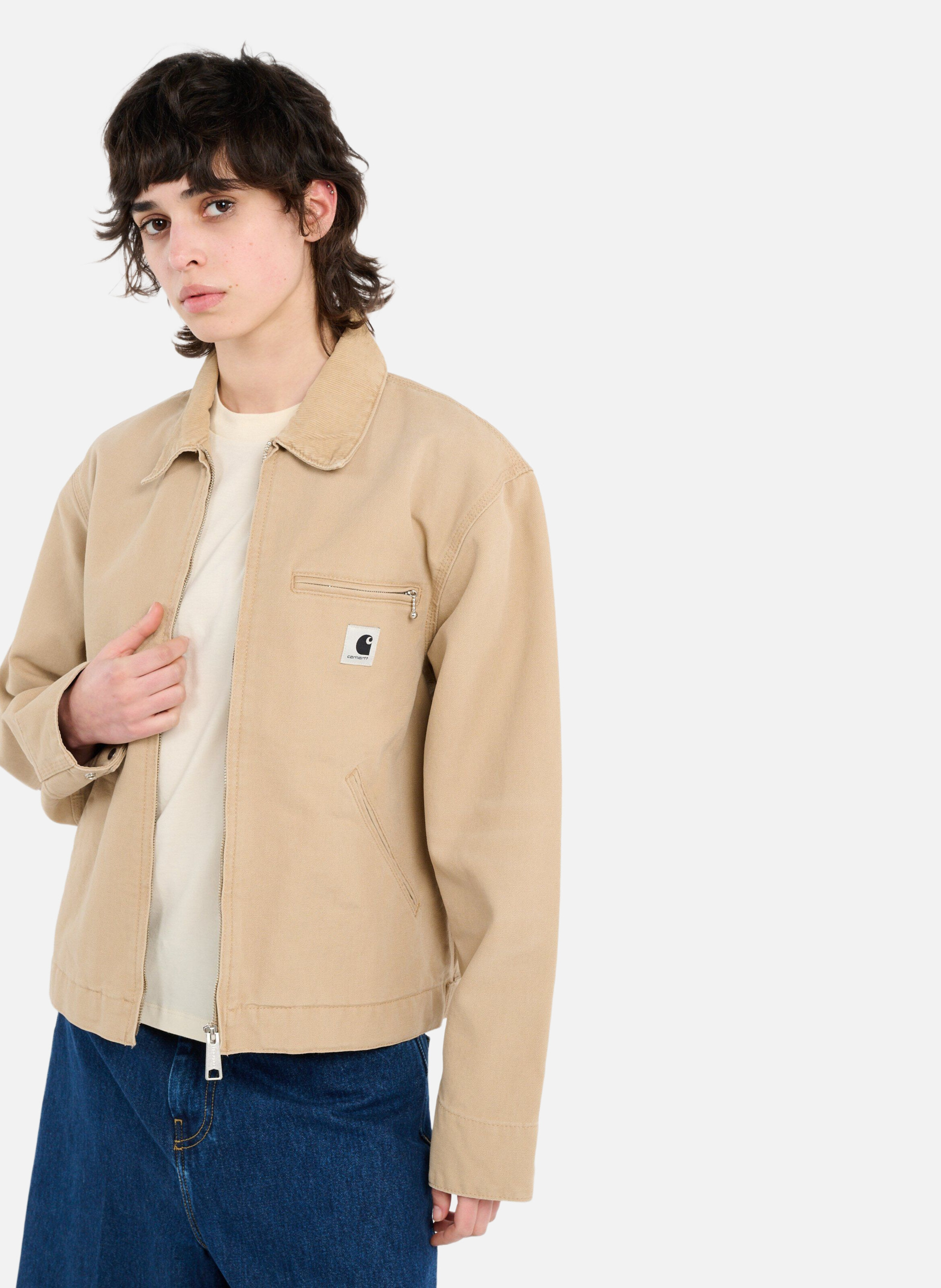 Veste w' og detroit jacket CARHARTT WIP Marron