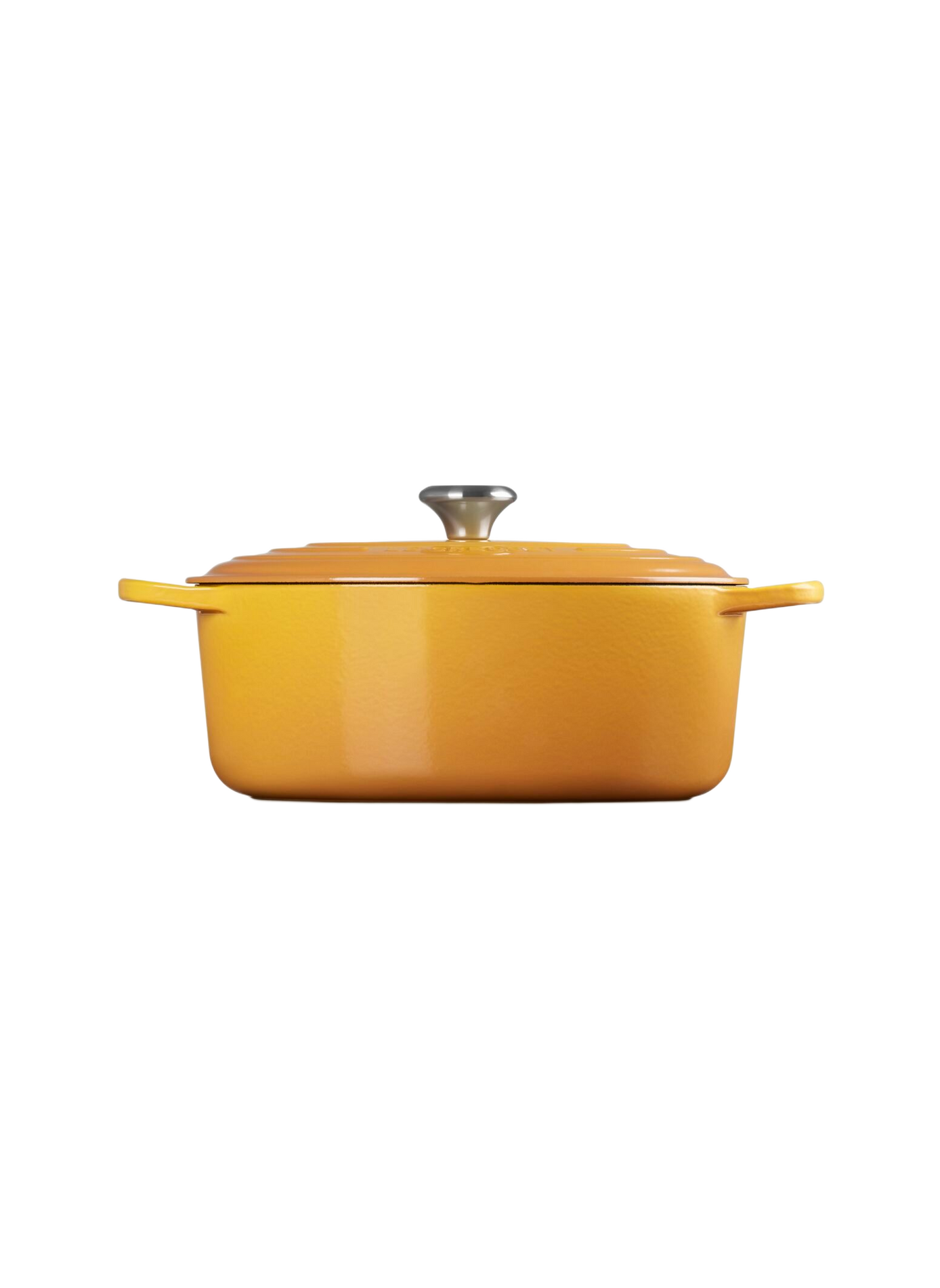 Ovale gusseiserner Schmortopf mit Emaillebeschichtung LE CREUSET Gelb