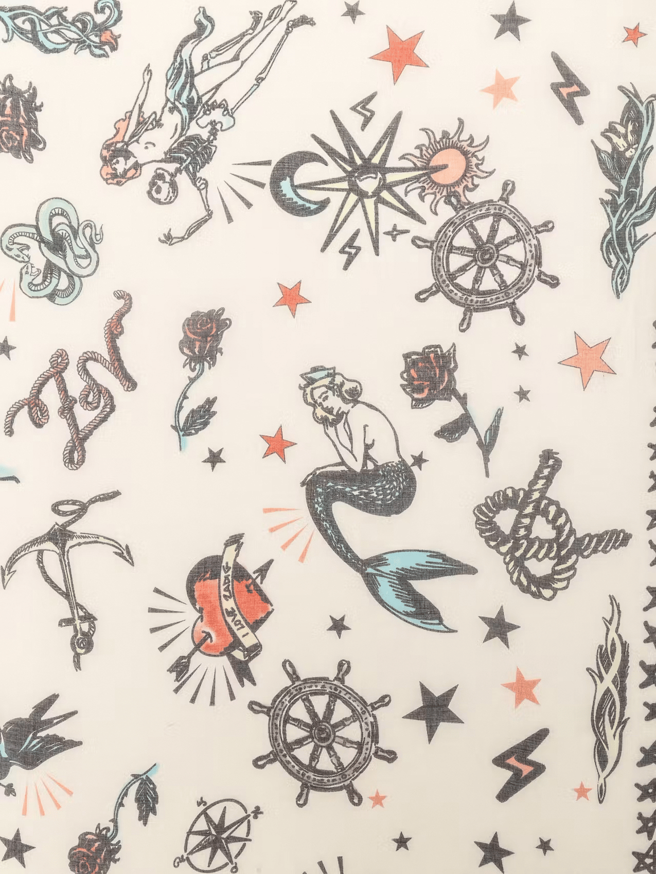 Foulard imprimé kerry ZADIG&VOLTAIRE Blanc